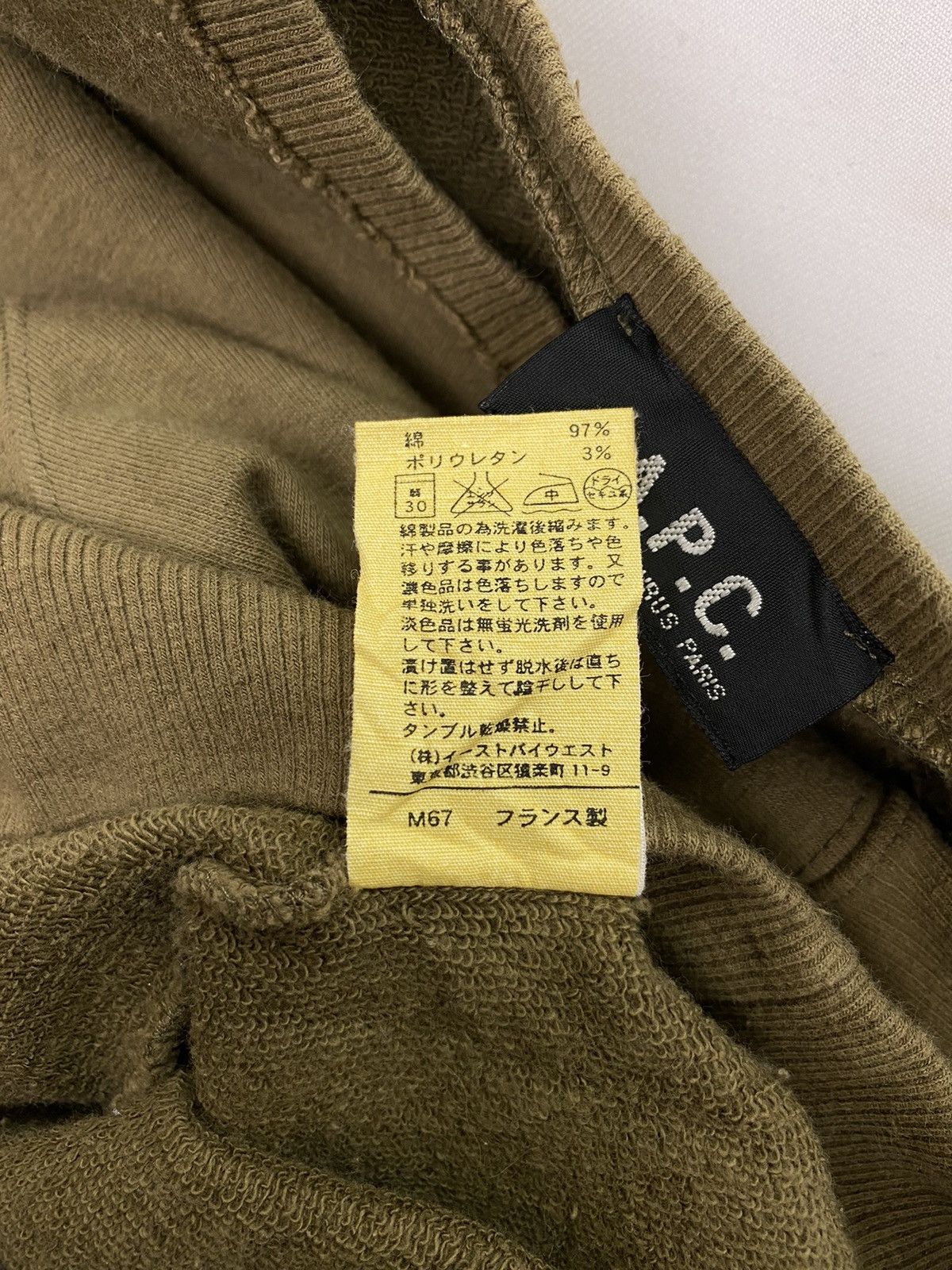 A.P.C. A.P.C. Distressed Cropped Sweatshirt Size US XXS / EU 40 - 8 Thumbnail
