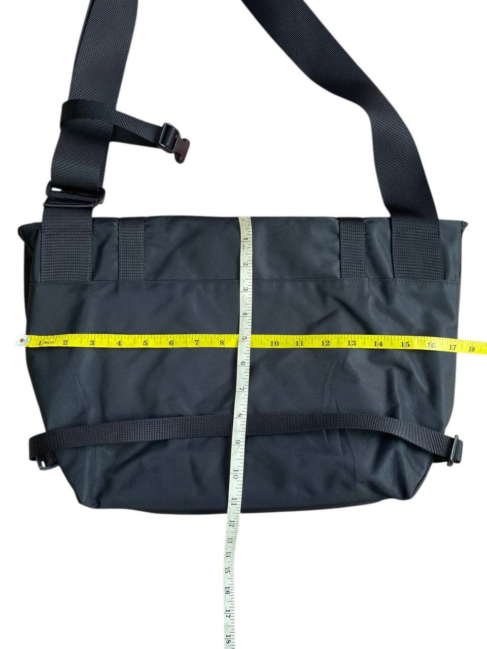 Porter Porter Yoshida Monochrome Messenger Black Canvas Bag Size ONE SIZE - 5 Thumbnail