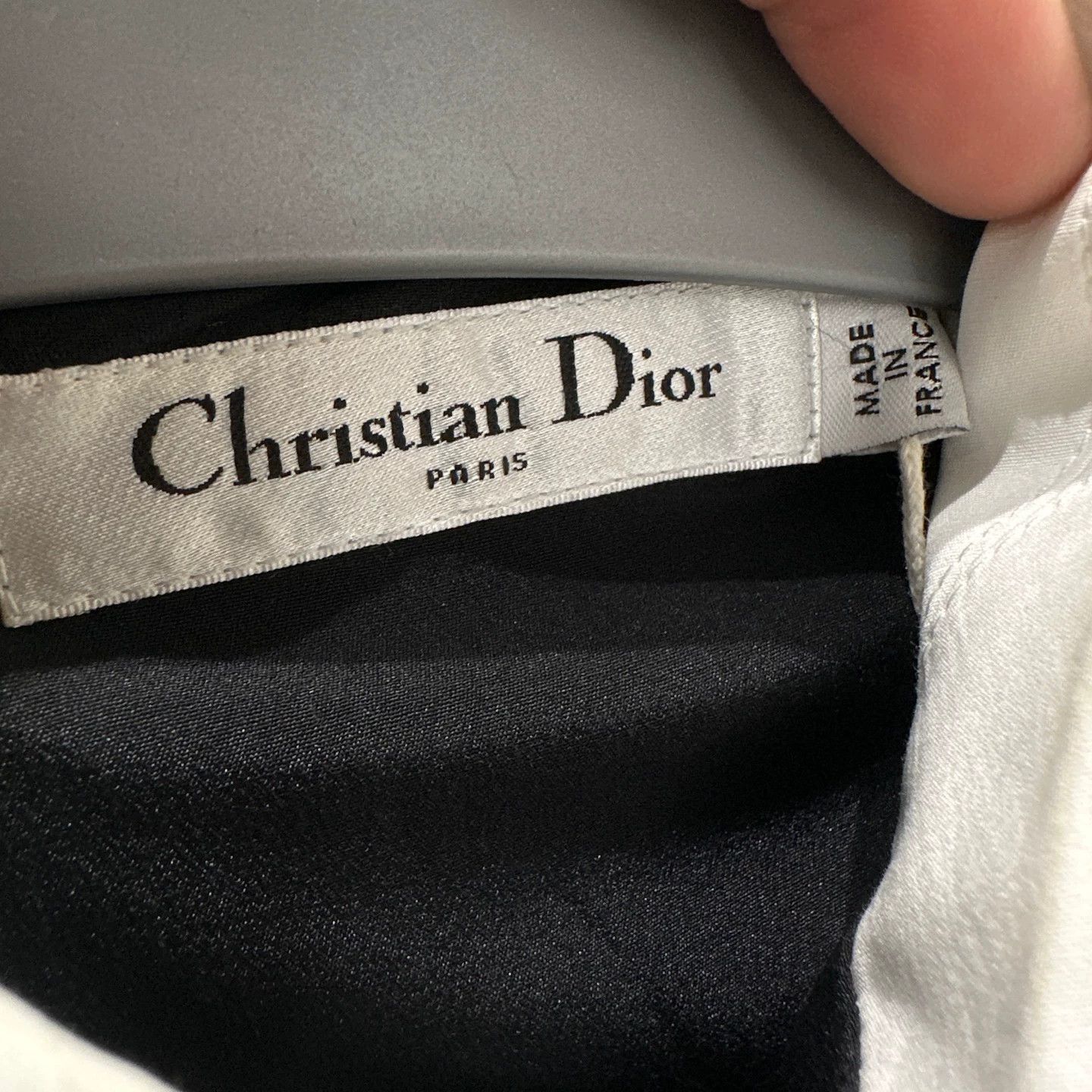 Christian Dior Monsieur CD mar460 collared colorblock short-sleeve wool dress 34 Size XS / US 0-2 / IT 36-38 - 3 Thumbnail
