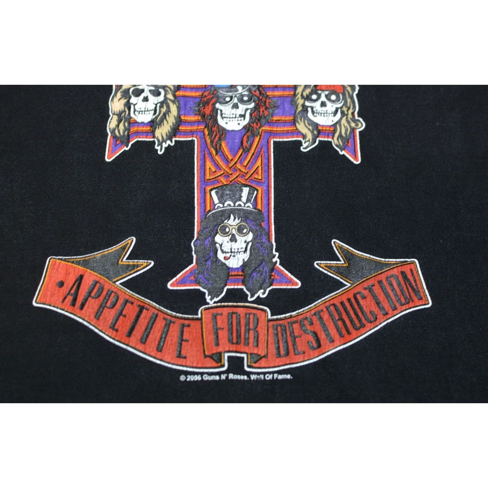 Walls VINTAGE Wall of Fame Guns n Roses Appetite for Destruction 2006 T-Shirt XL Men Black SZ XL Size US XL / EU 56 / 4 - 5 Thumbnail