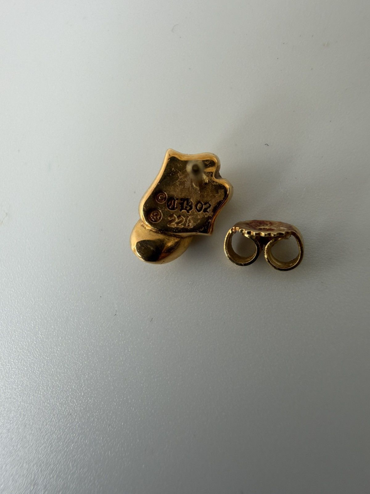 Chrome Hearts × The Rolling Stones Rare Chrome hearts Rolling stones 22k Earrings Size ONE SIZE - 4 Thumbnail
