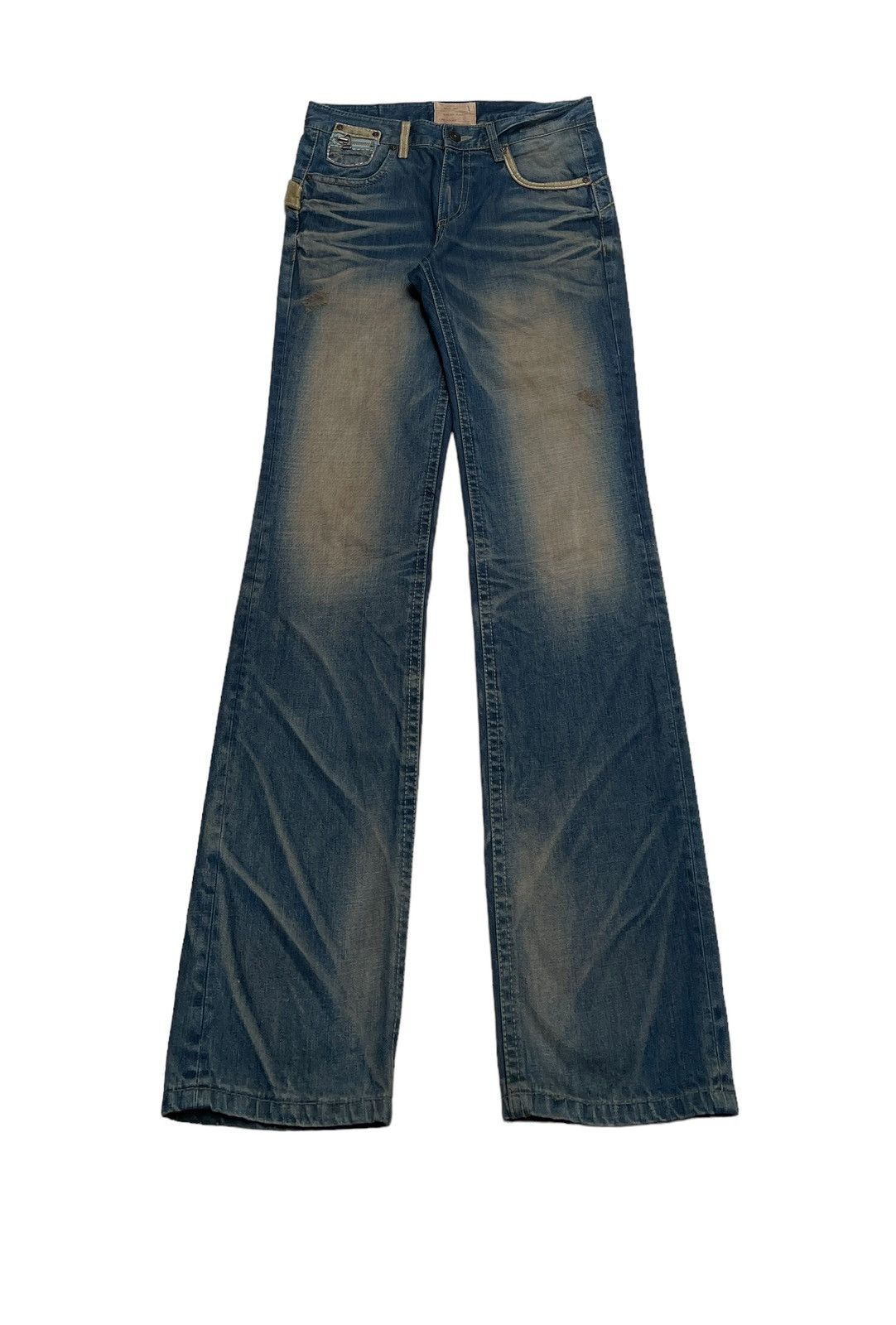 If Six Was Nine × Japanese Brand Very Rare Vintage Japanese Brand Lolita Flared Jeans 1990s Size US 32 / EU 48 - 1 Thumbnail