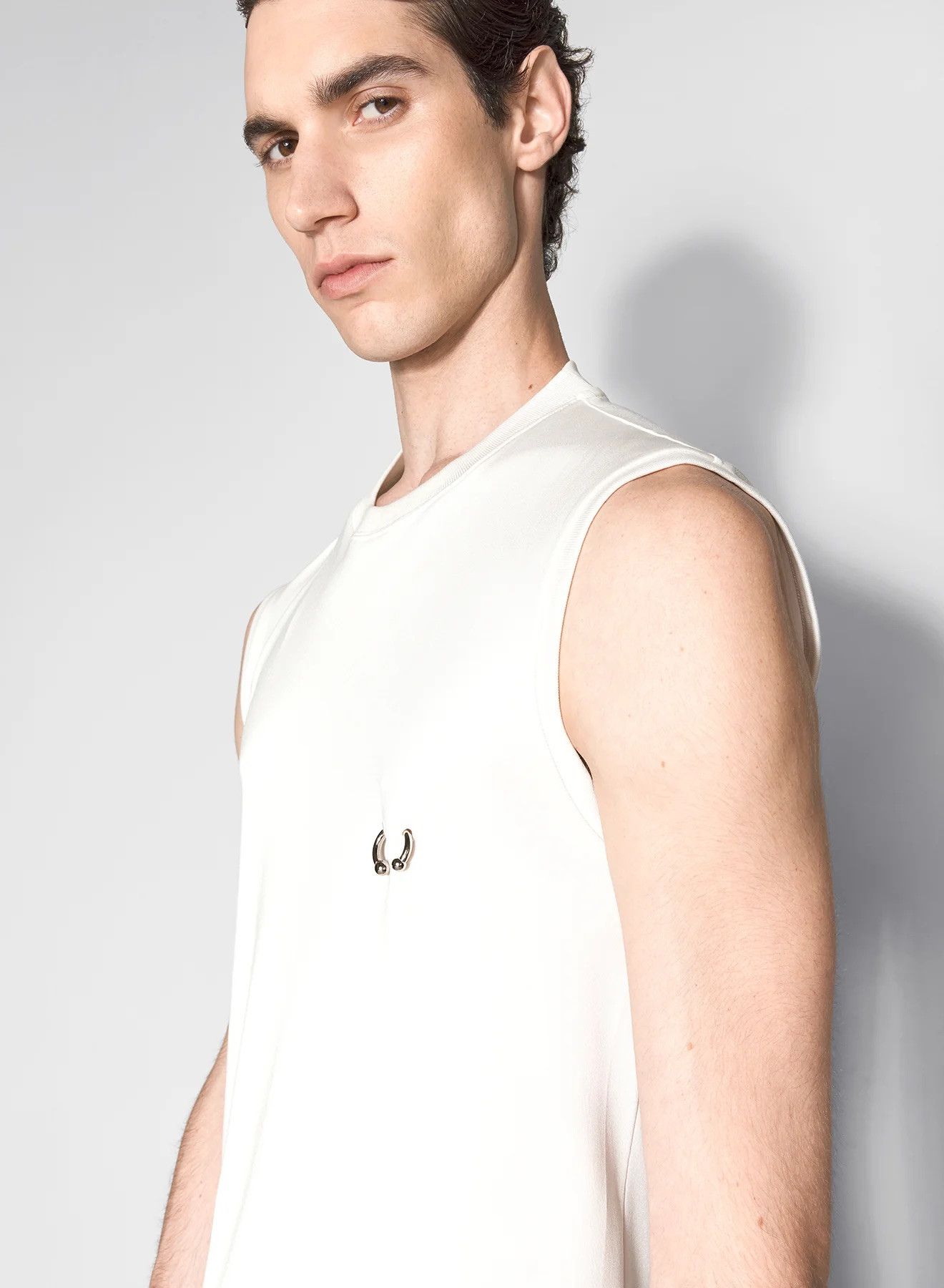 Mugler Mugler mens nipple piercing tank top Size US S / EU 44-46 / 1 - 8 Thumbnail