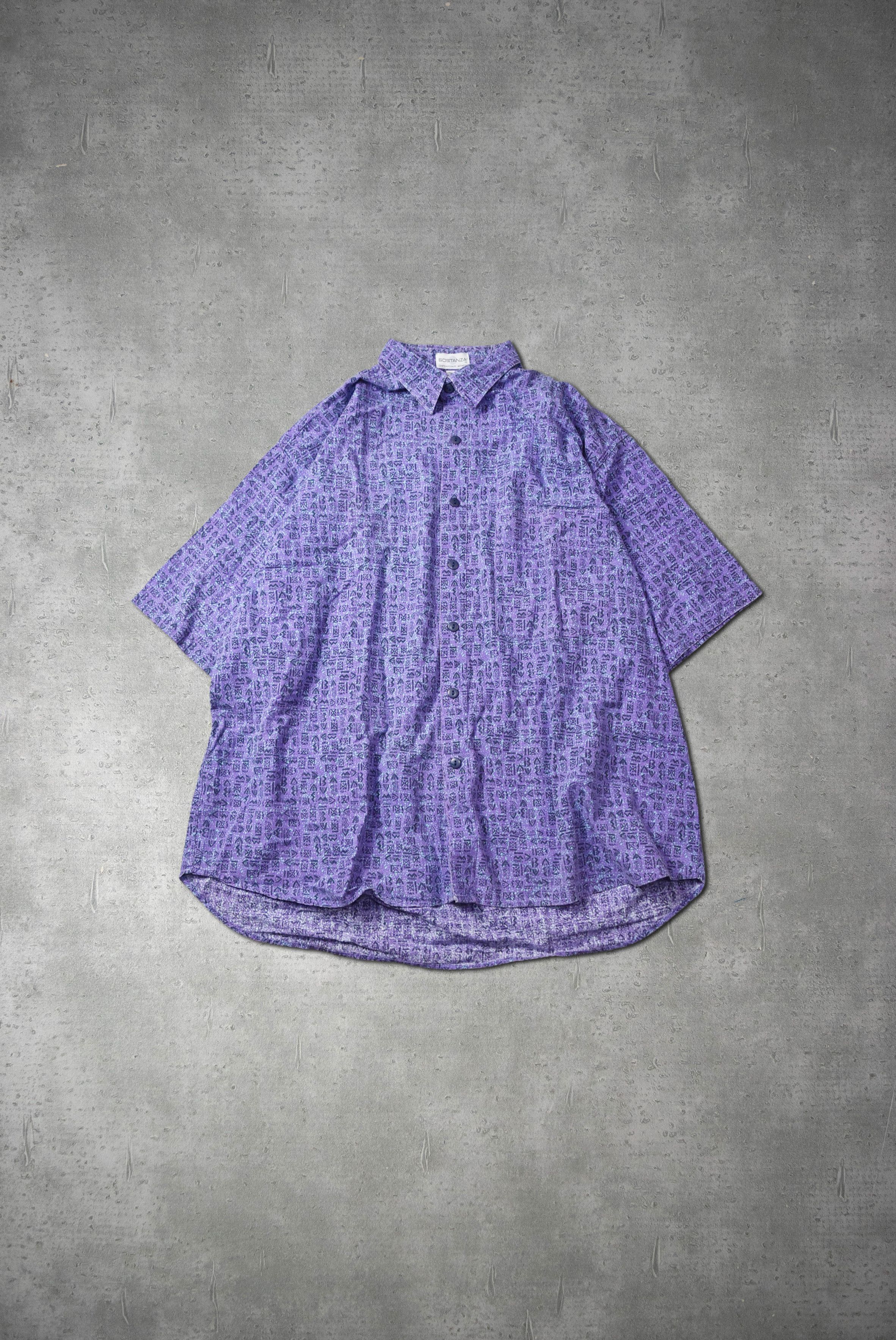 Vintage Vintage patterned shirt 3-3-40 80 Size US L / EU 52-54 / 3 - 1 Thumbnail