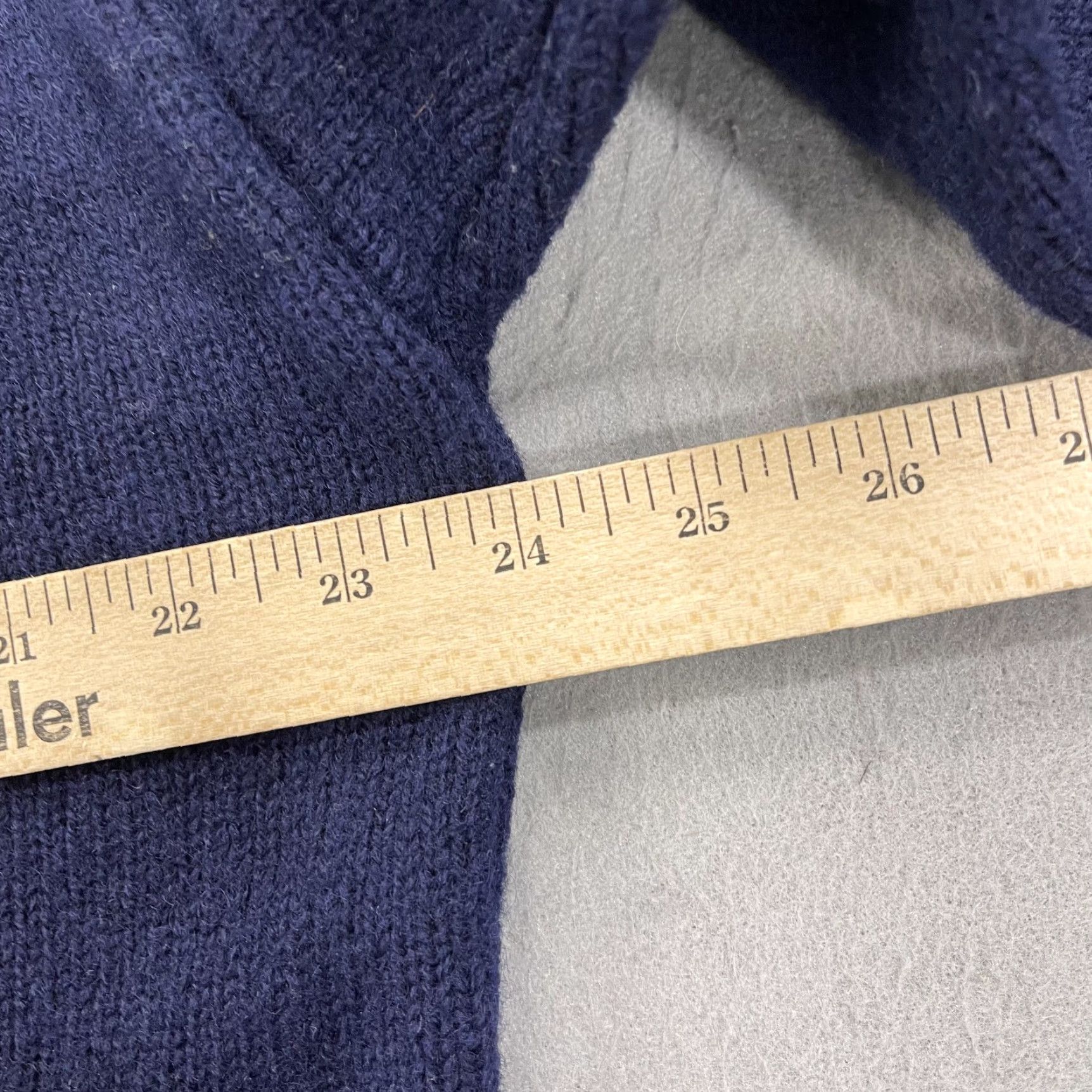 Vintage VINTAGE Grandpa Sweater Mens Large Blue Argyle Pure Shetland Wool Crewneck 80s Size US L / EU 52-54 / 3 - 7 Thumbnail