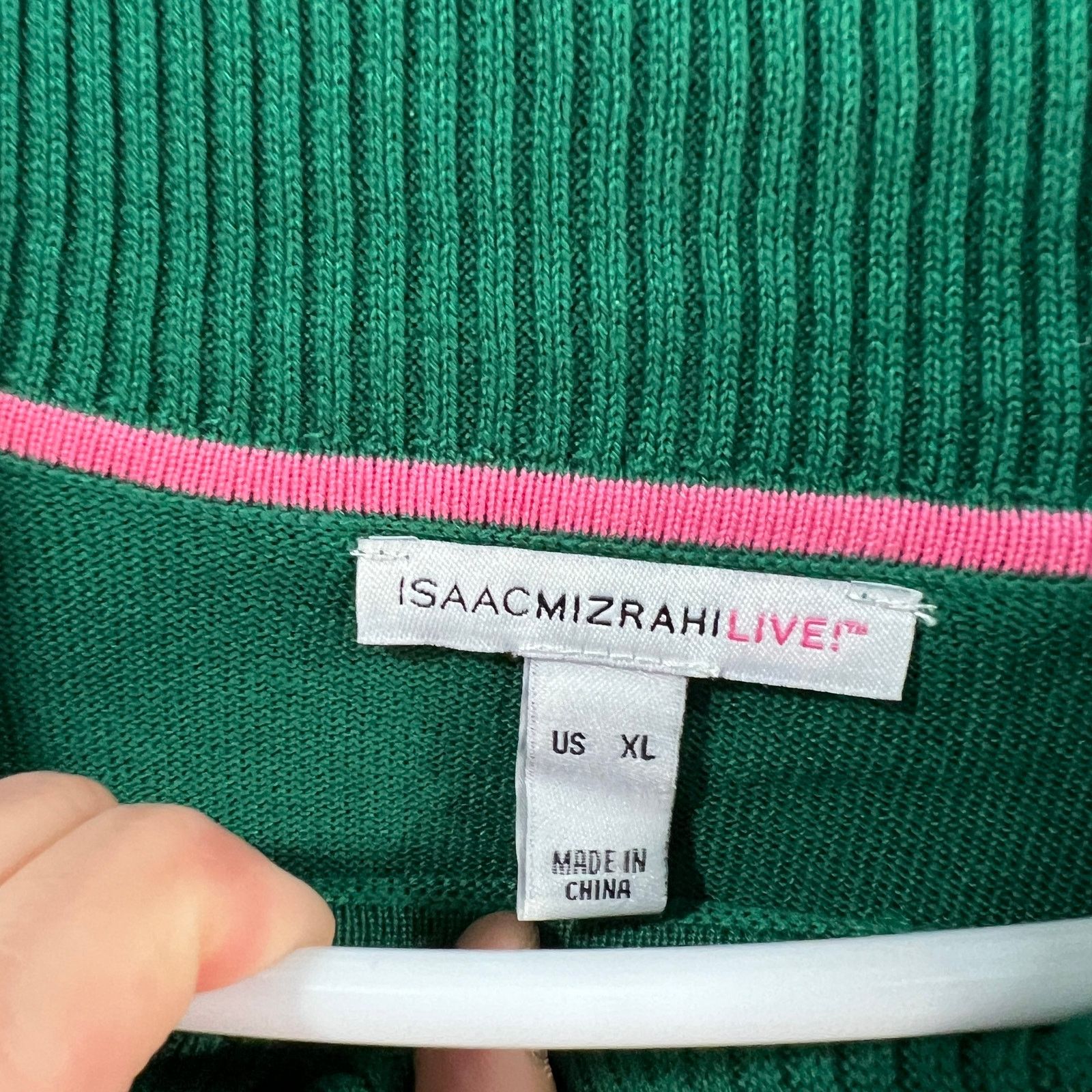 Isaac Mizrahi Isaac Mizrahi LIVE! Cowl Neck Sweater with Rib Detail Size XL / US 12-14 / IT 48-50 - 3 Thumbnail