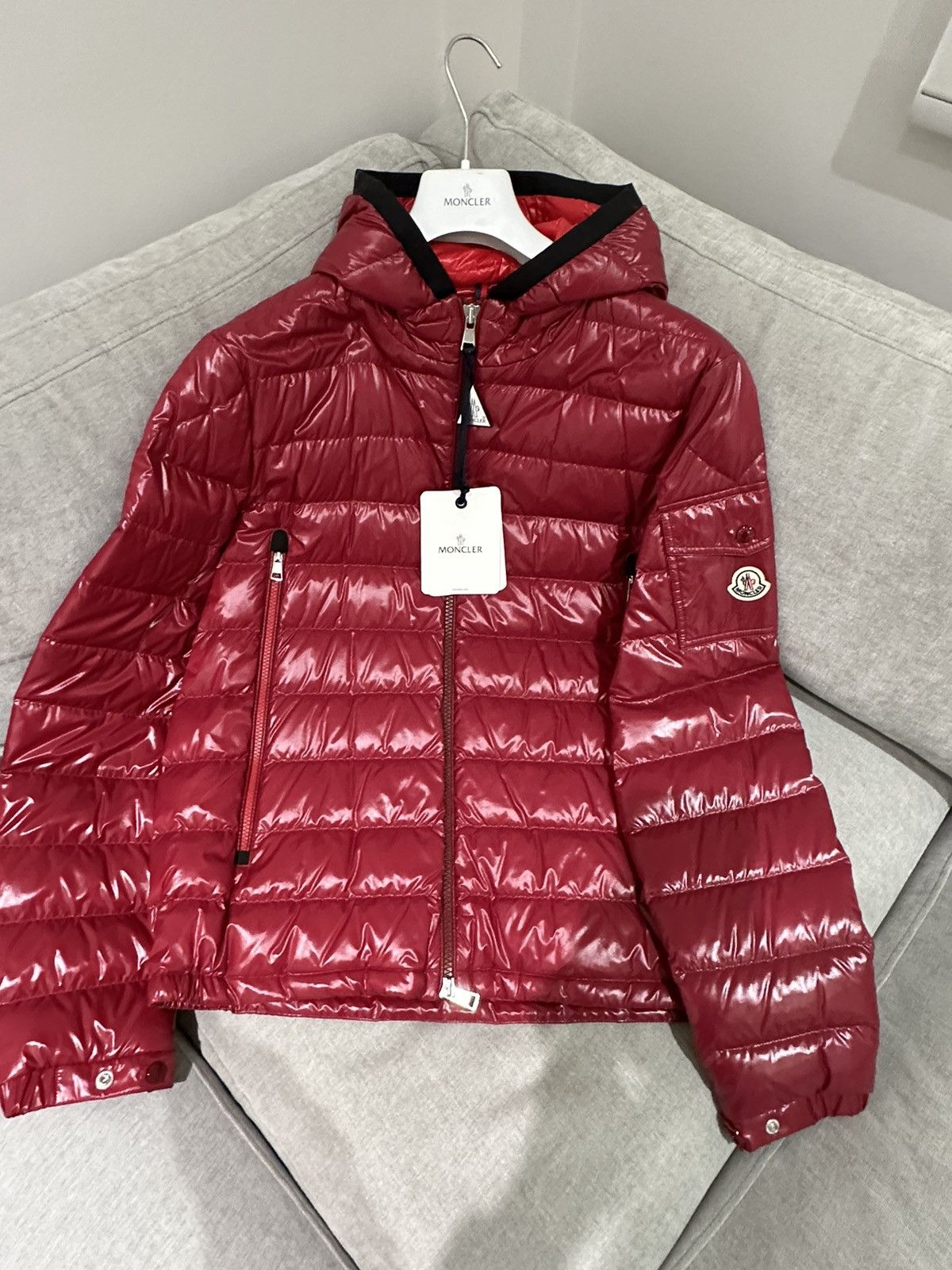 Moncler Moncler Galion Down Jacket Red Size US XL / EU 56 / 4 - 3 Thumbnail
