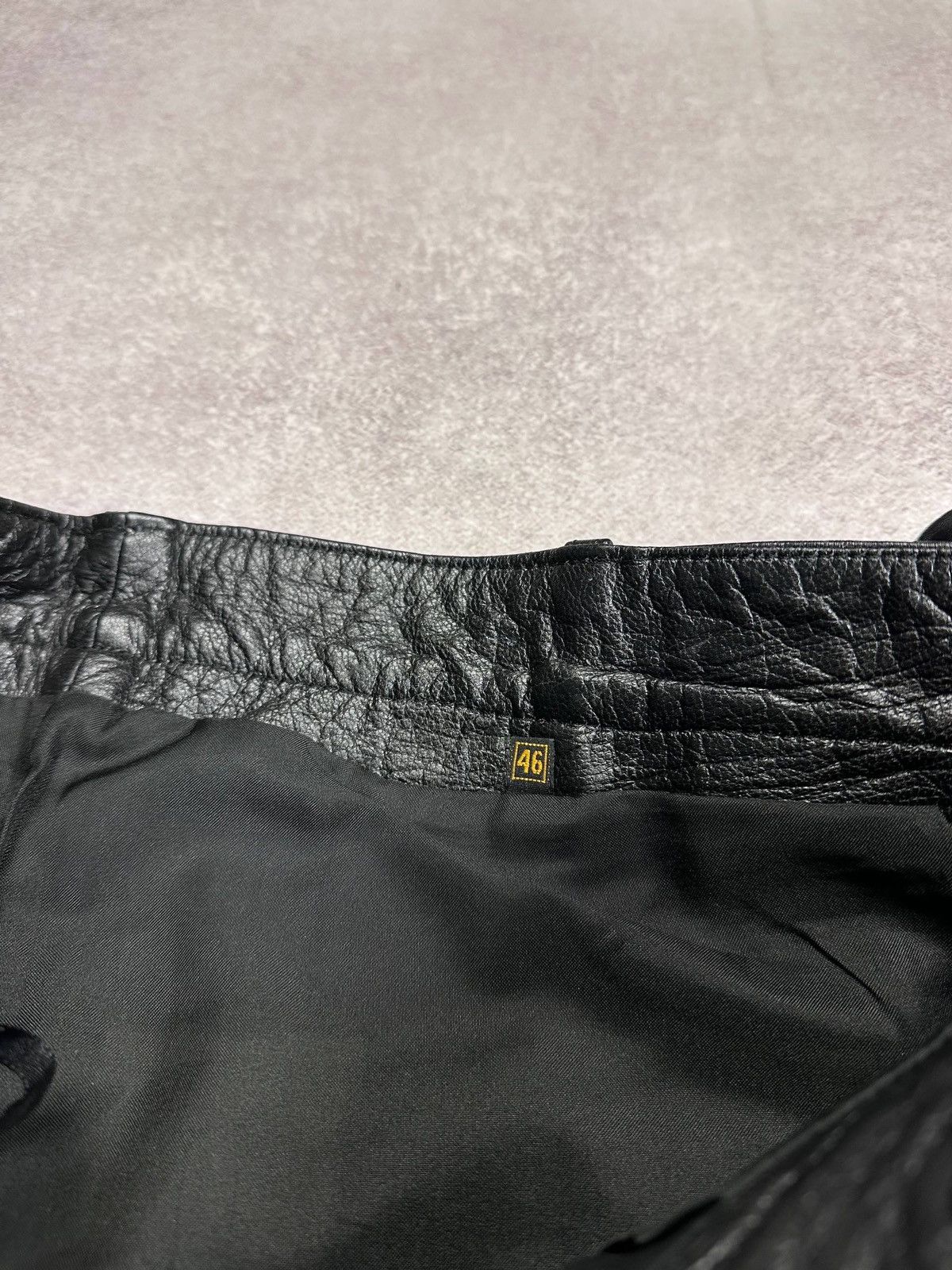 Genuine Leather Vintage Genuine Leather Moto Avantgarde Pants L 34 Size US 34 / EU 50 - 7 Thumbnail