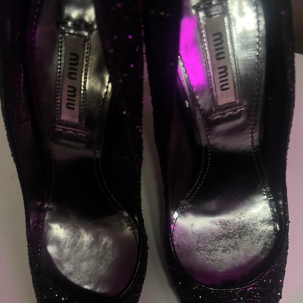 Miu Miu MIU MIU glitter pumps Size US 7 / IT 37 - 2 Thumbnail