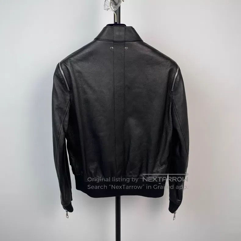 Louis Vuitton Louis Vuitton Black Show Leather Jacket Size US M / EU 48-50 / 2 - 2 Thumbnail