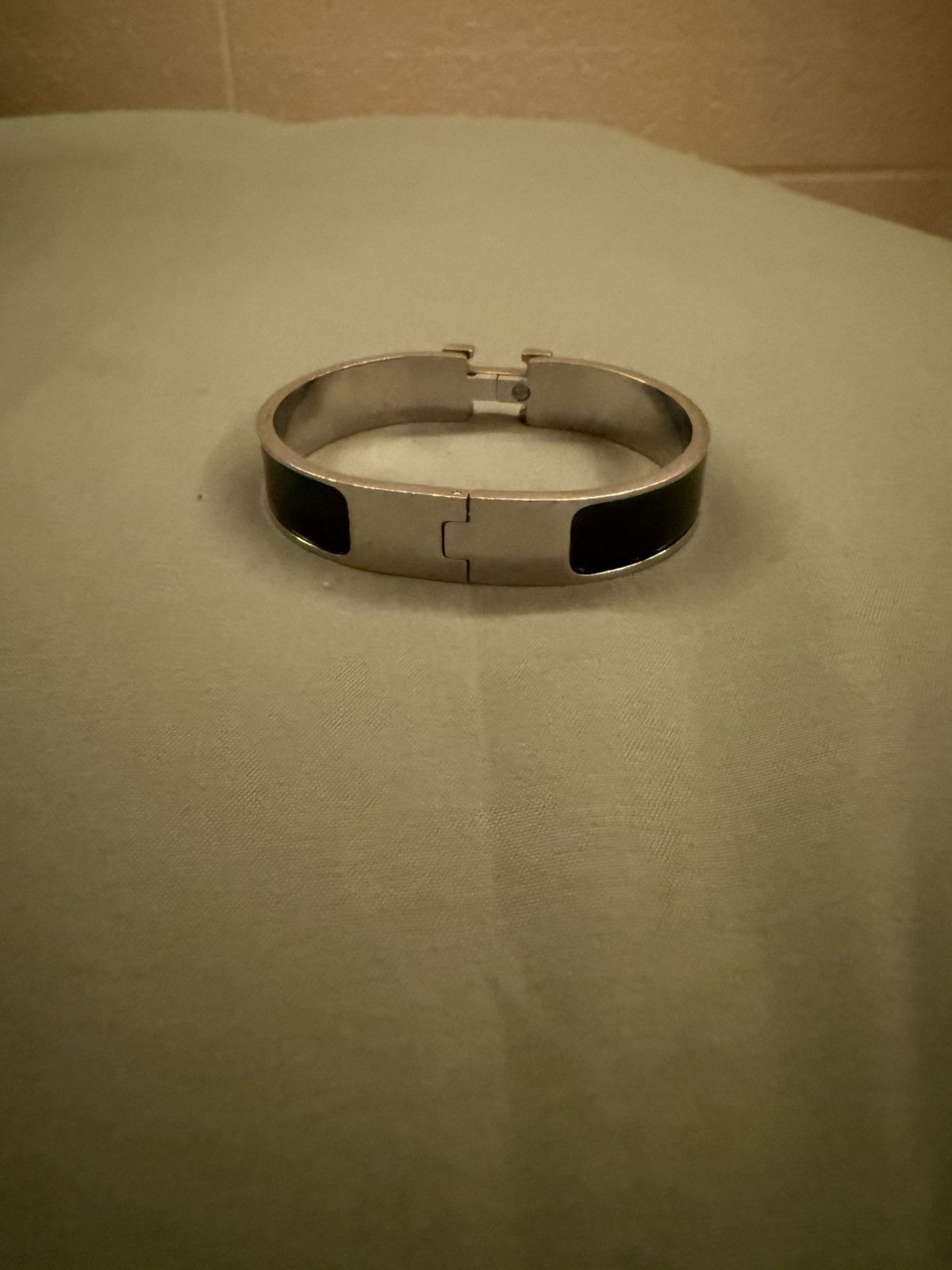 Hermes HERMES Women Black Clasp Bracelet Size ONE SIZE - 3 Thumbnail
