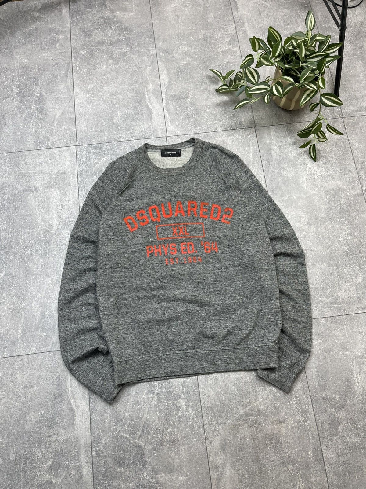 Dsquared2 Dsquared2 XXL PHYS ED. ‘64 Gray Sweatshirt Size US M / EU 48-50 / 2 - 2 Thumbnail