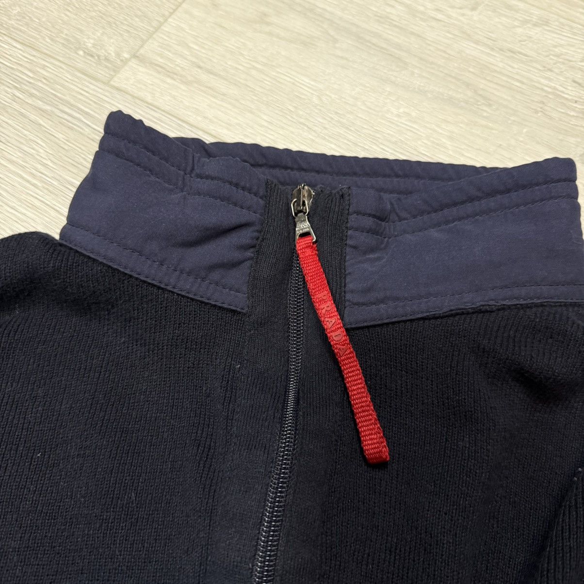Prada Vintage Fleece Avant Garde Nylon Prada Red Tag Size US XL / EU 56 / 4 - 3 Thumbnail