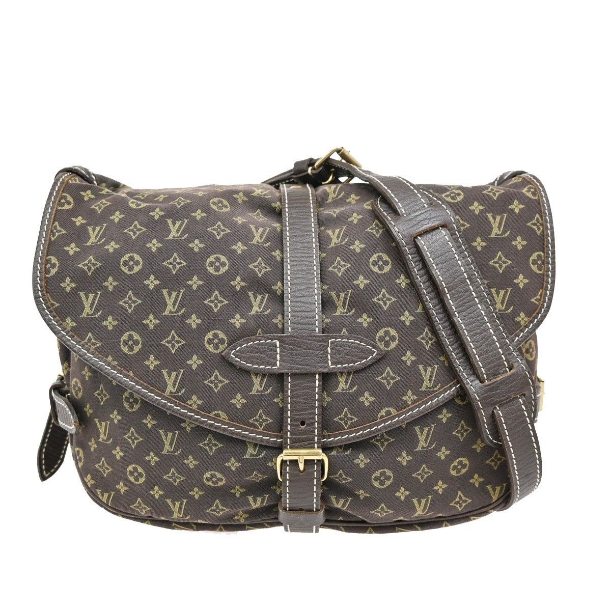 Louis Vuitton Louis Vuitton Saumur Handbag Mini Lin Size ONE SIZE - 1 Thumbnail