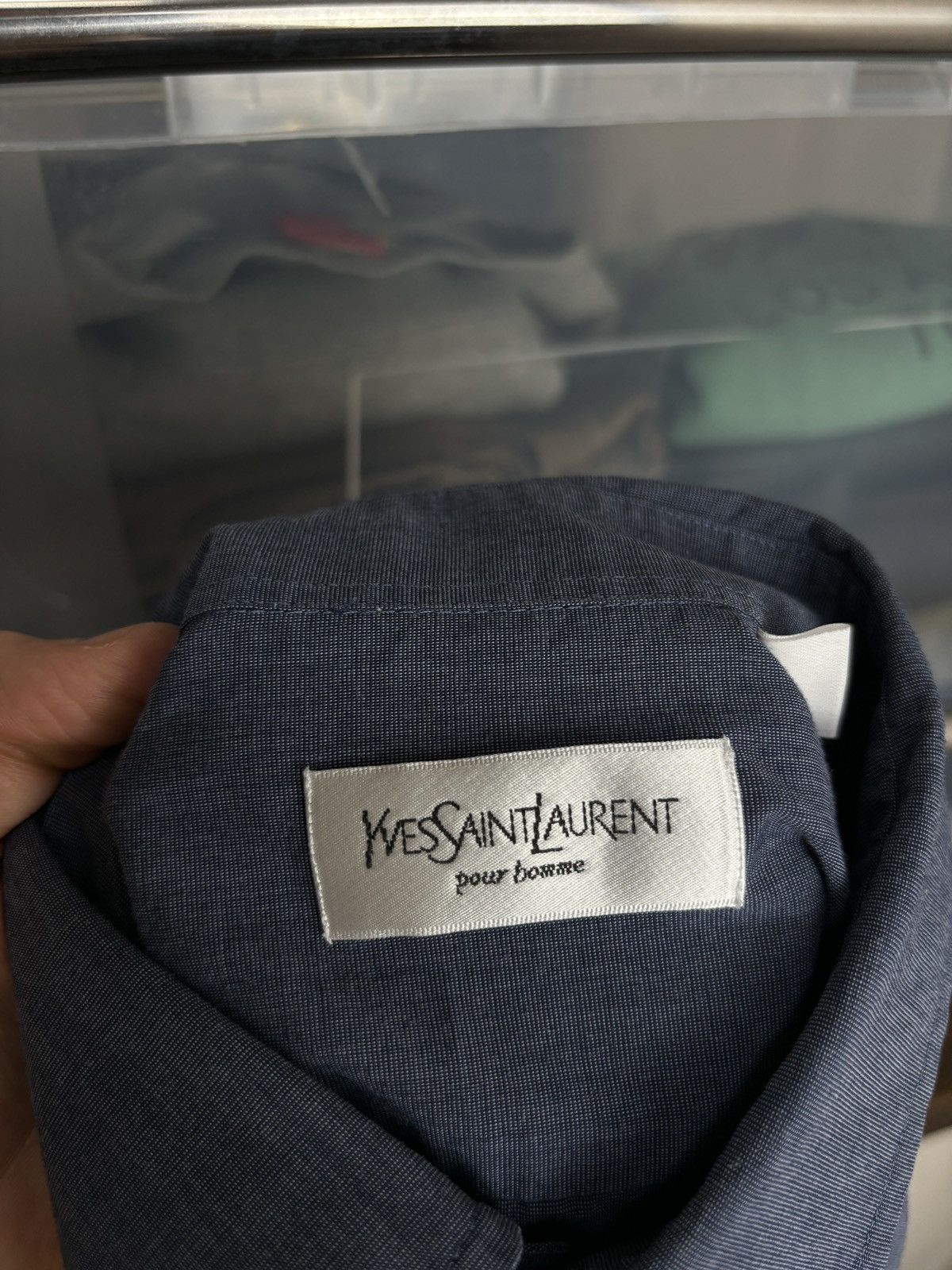 Yves Saint Laurent Yves Saint Laurent vintage button up short sleeve shirt Size US L / EU 52-54 / 3 - 6 Thumbnail
