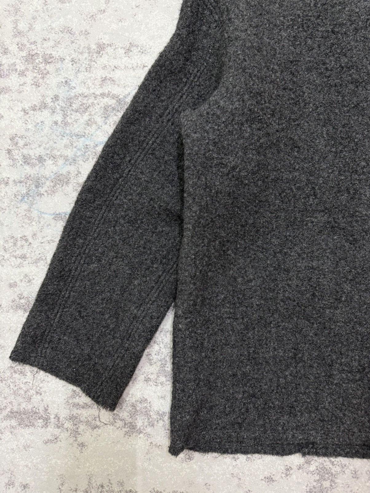 45rpm VINTAGE 45RPM MOHAIR CHARCOAL BLACK BUTTON UP JACKET Size US S / EU 44-46 / 1 - 11 Thumbnail