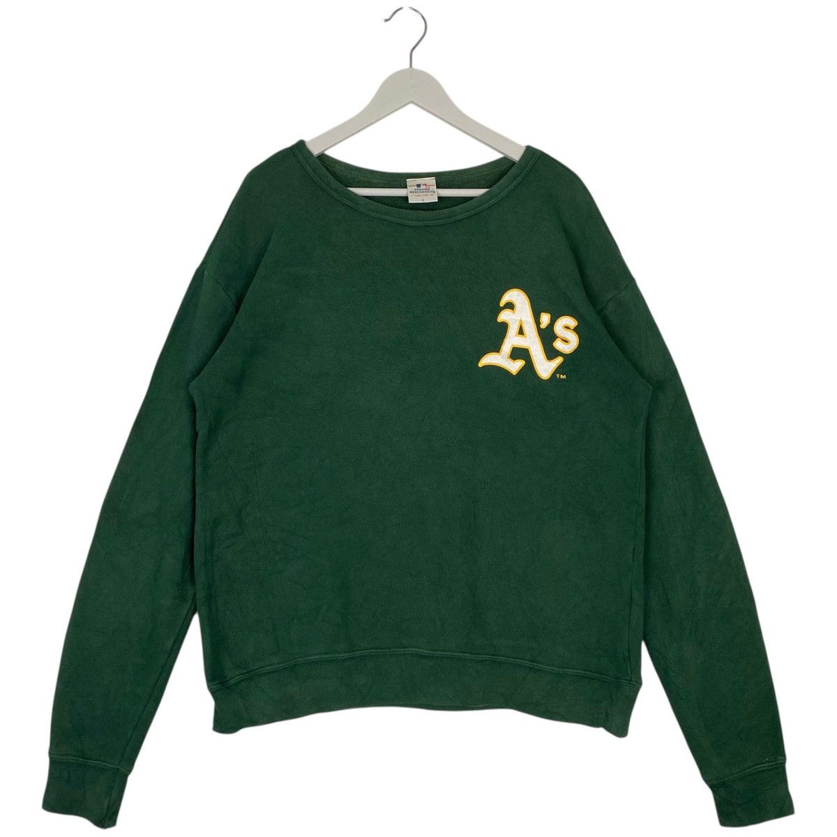 Other Vintage Oakland Athletics Sweatshirt Crewneck Green Genuine Size US M / EU 48-50 / 2 - 1 Thumbnail