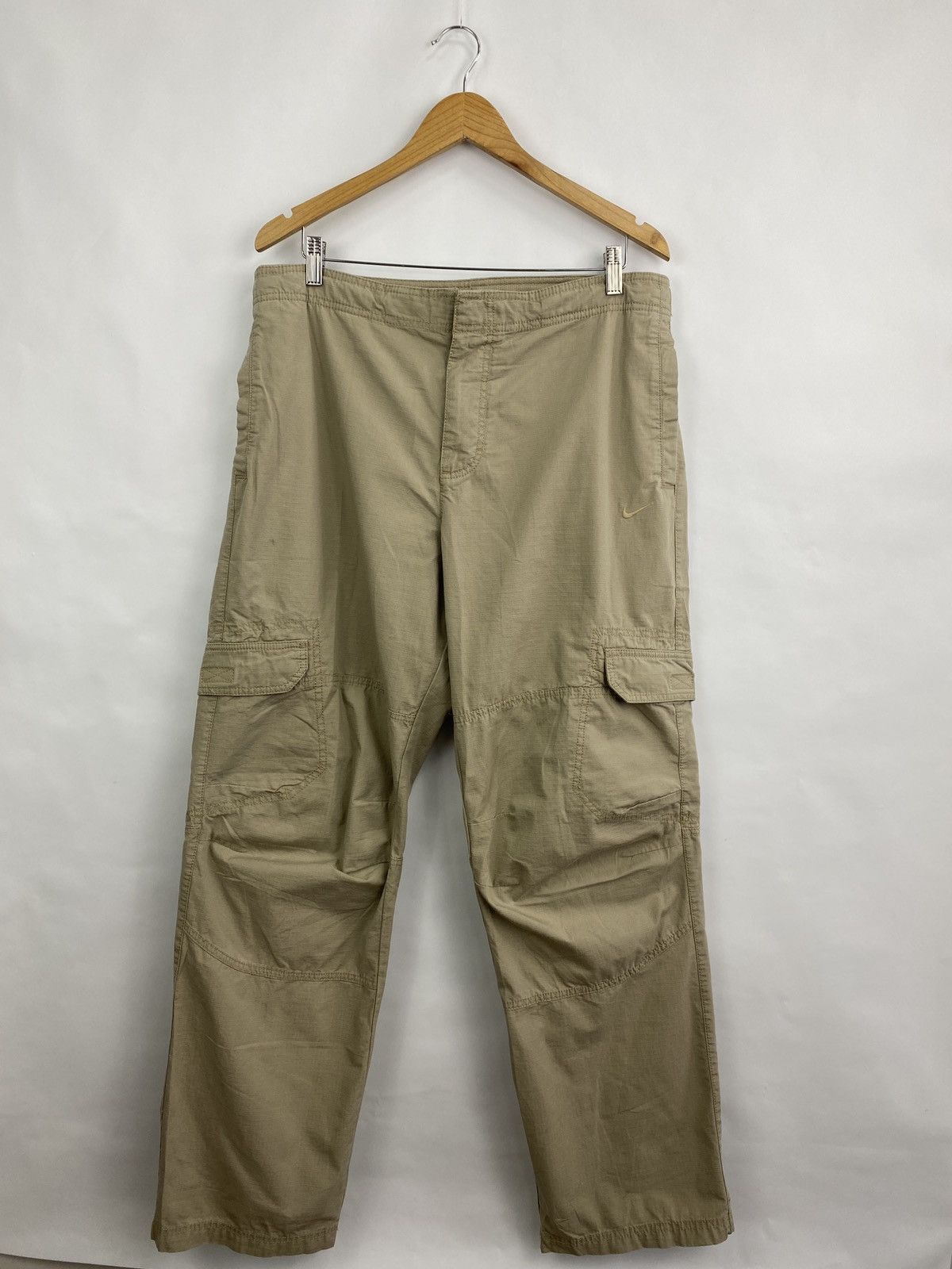 Nike 🇺🇸 Vintage 90s Nike Cargo Pants Y2K Skate Hype Rare Size US 34 / EU 50 - 2 Thumbnail