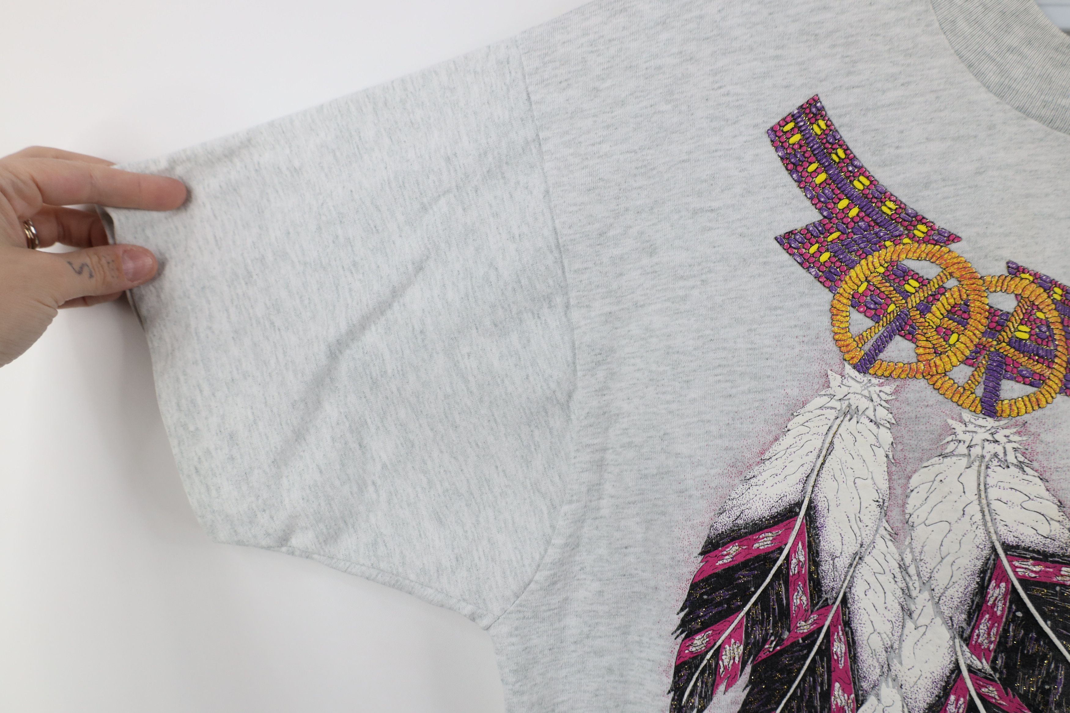 Vintage Vintage 90s Streetwear Oklahoma Beads Southwestern T-Shirt Size M / US 6-8 / IT 42-44 - 6 Thumbnail