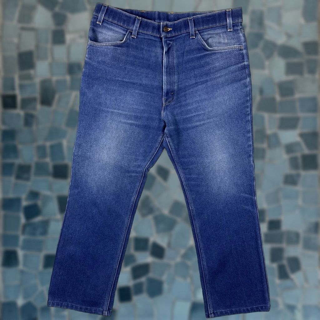 Levi's VINTAGE Levi's Jeans Mens 38x28 USA Made 1996 Action Jeans Bronze Tab Classiccore需求 Size US 38 / EU 54 - 1 Thumbnail