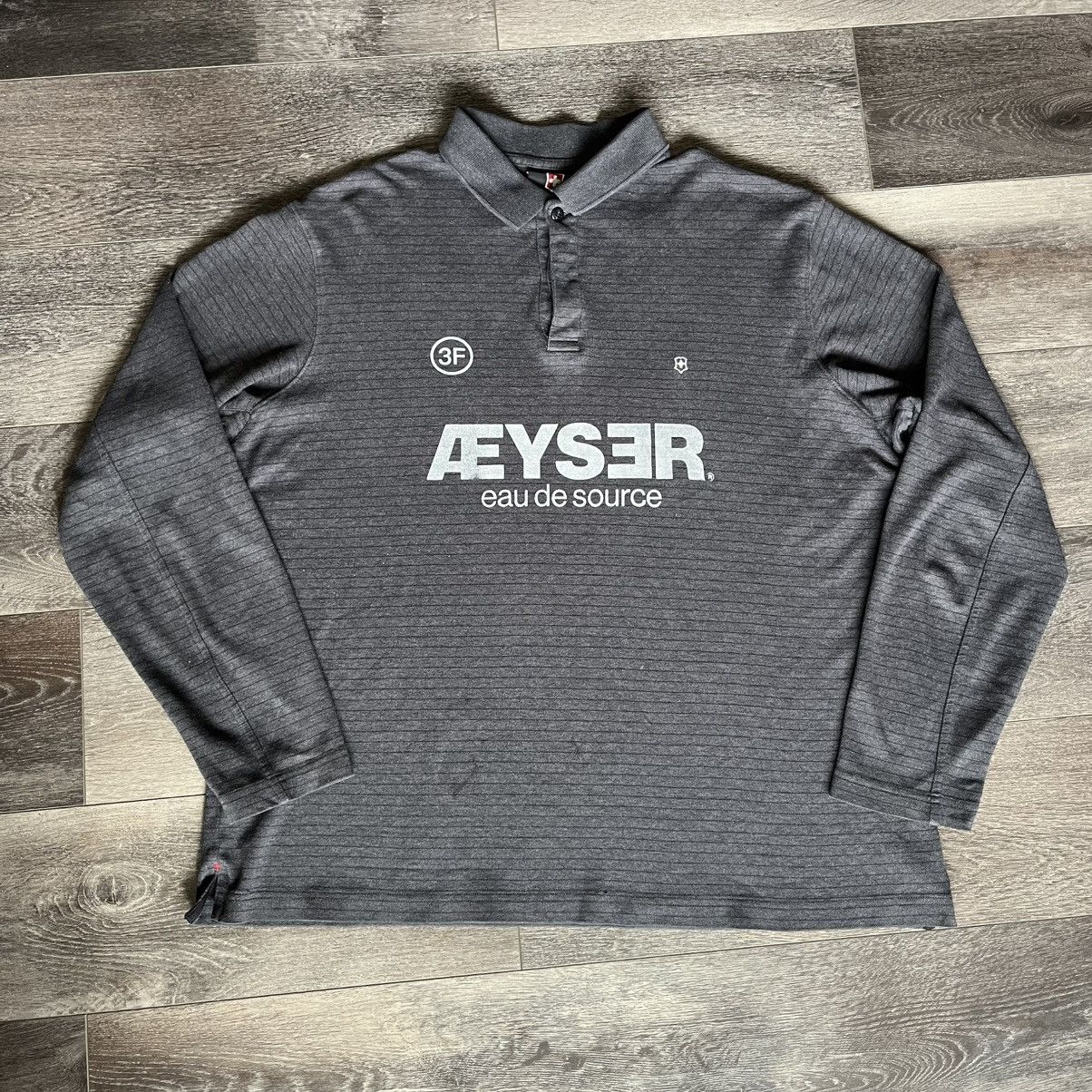 Vintage 3F ÆYSER eau de source Victorinox Buttoned Longsleeve Shirt Size US L / EU 52-54 / 3 - 1 Thumbnail