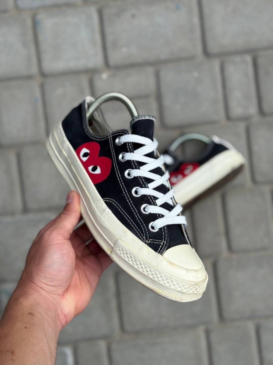 Comme des Garcons Converse Comme Des Garcons Chuck Taylor Low Trainers 7 Size US 7 / EU 40 - 2 Thumbnail