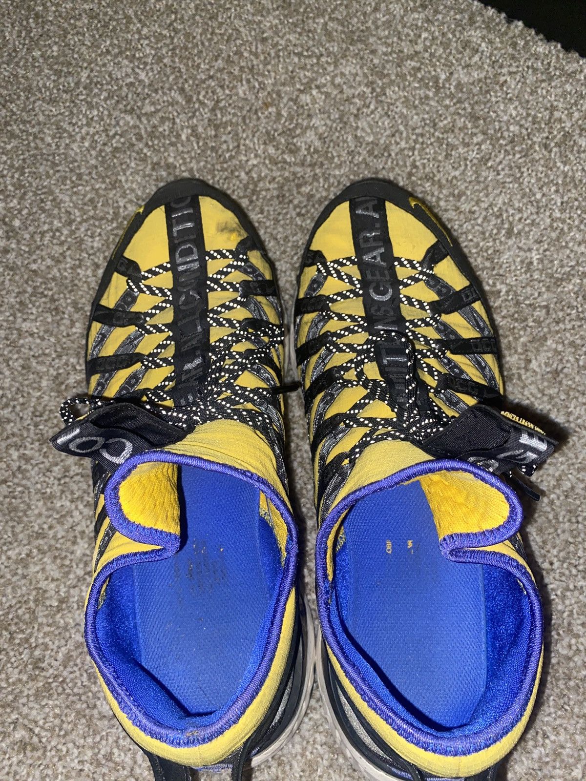 Nike ACG ACG React Terra Gobe, Size 11.5, Amirillo/Racer Blue Size US 11.5 / EU 44-45 - 4 Thumbnail
