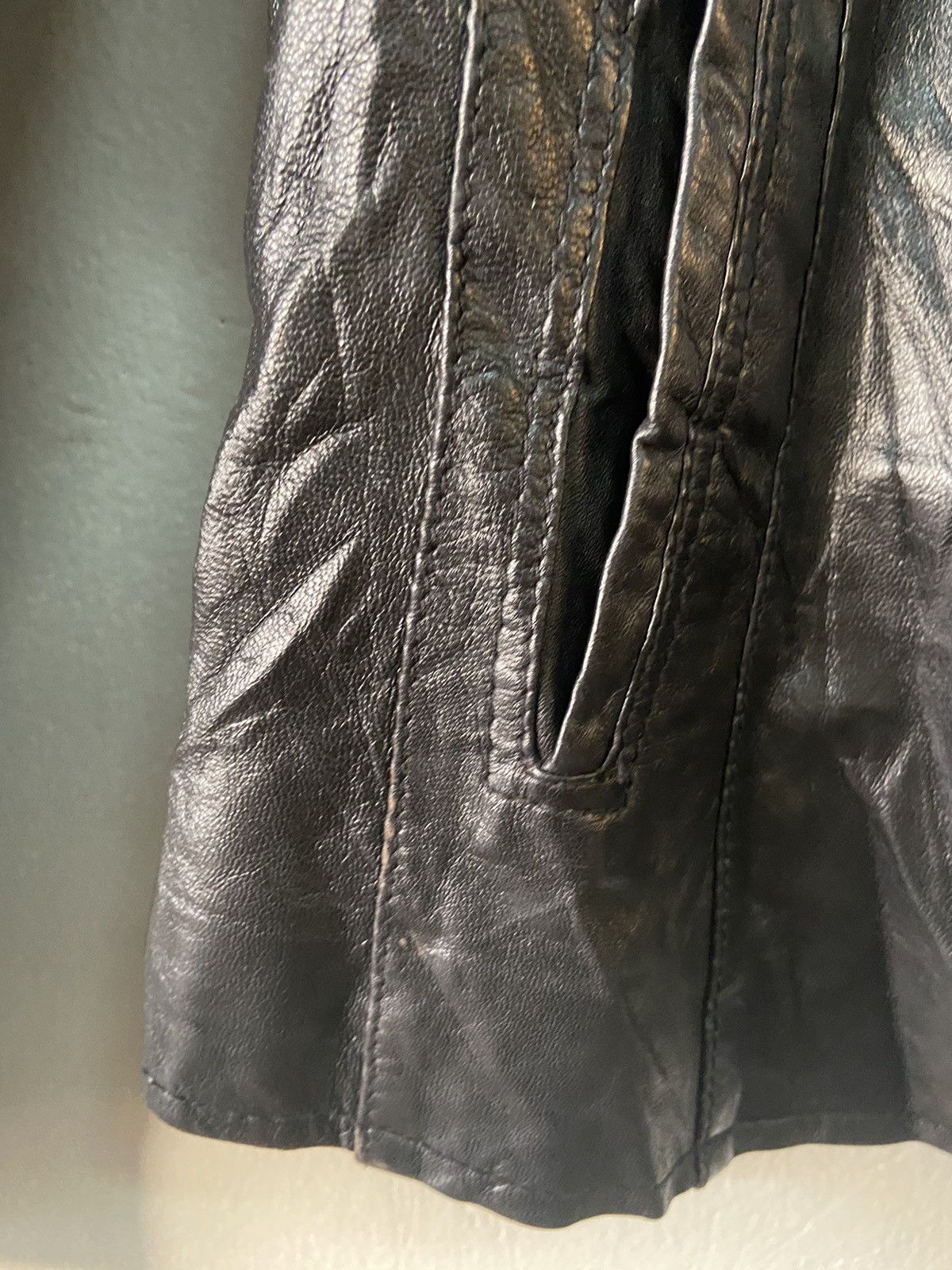 Japanese Brand Vintage western leather jacket Size US XXS / EU 40 - 4 Thumbnail