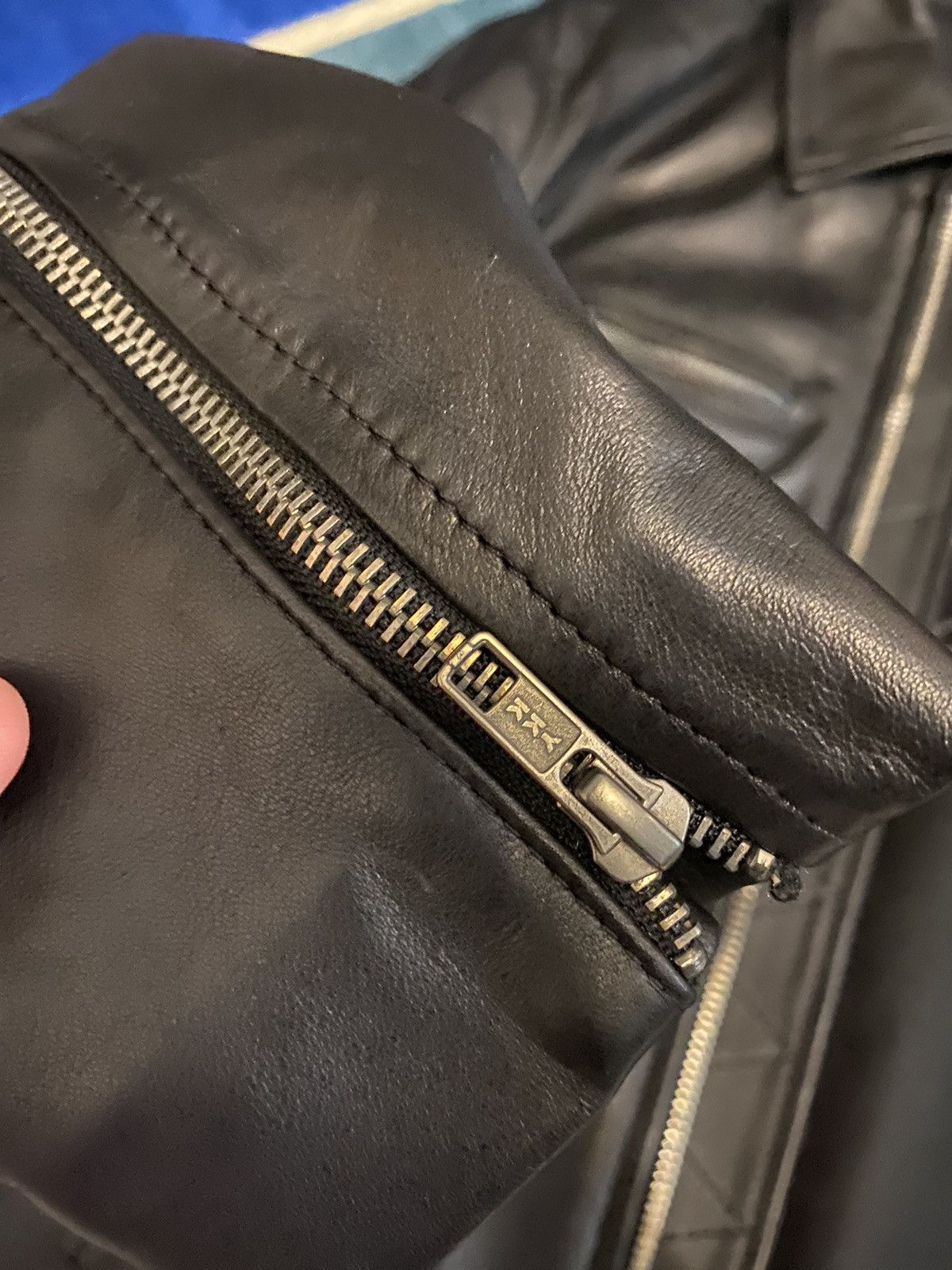 Japanese Brand Last Wolf - Rainier Moto Leather Jacket Size US L / EU 52-54 / 3 - 2 Thumbnail