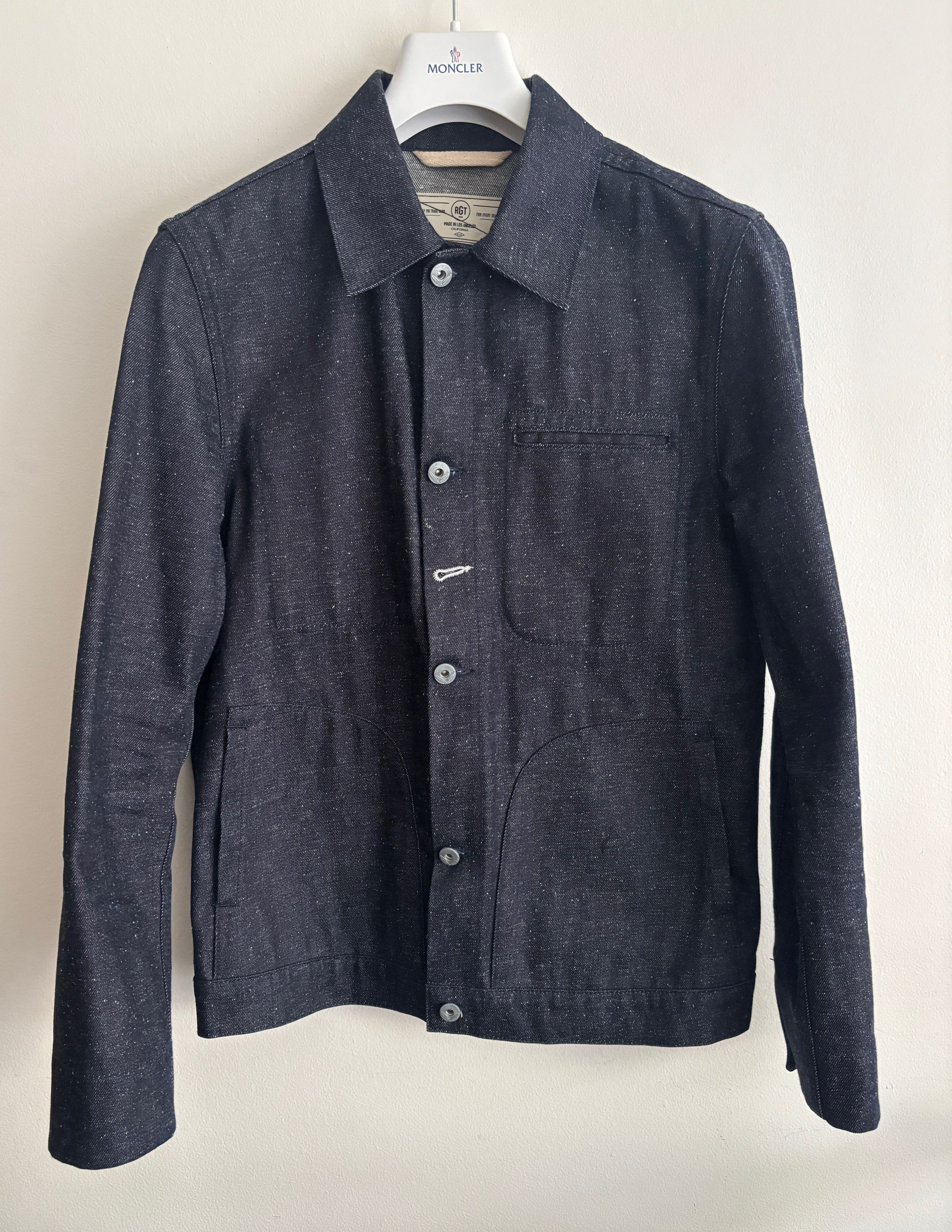 Rogue Territory $375 Neppy Indigo/ Navy Blue Supply Jacket - Medium-Large Size US M / EU 48-50 / 2 - 1 Thumbnail