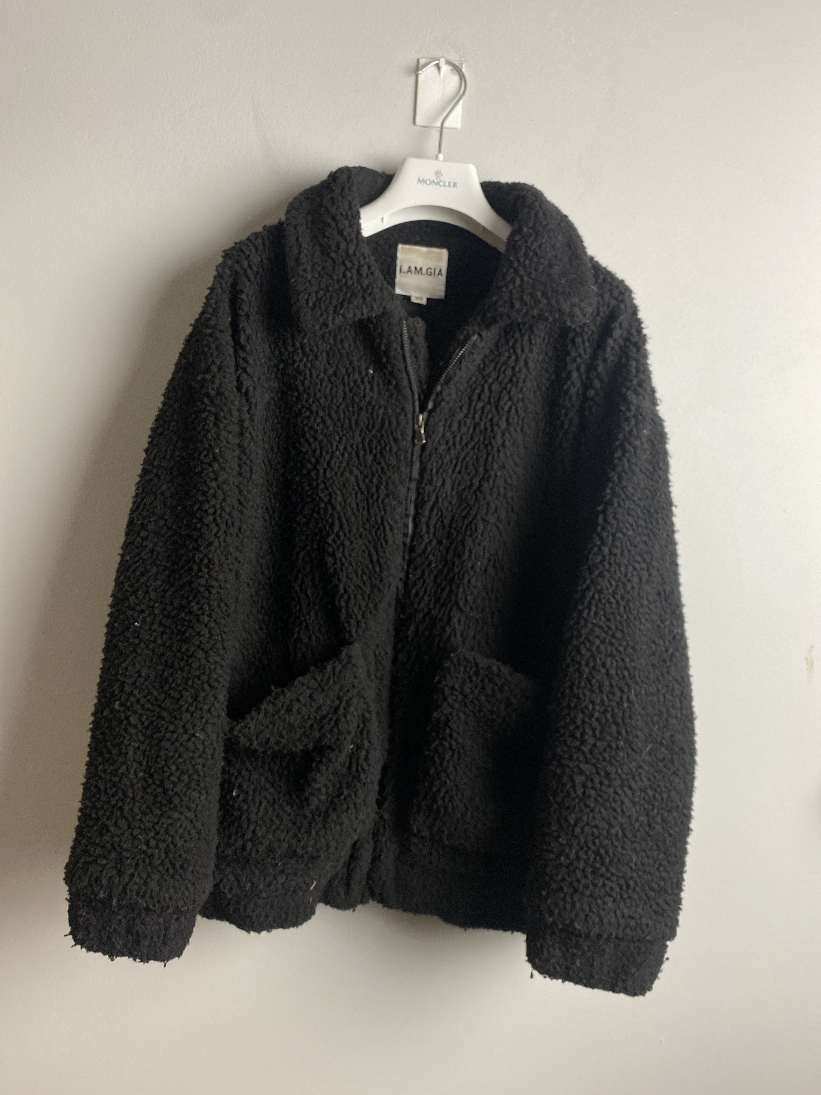 I am gia pixie coat black online