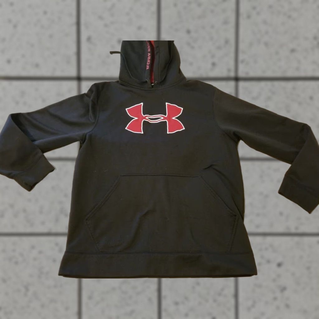 Under Armour Under Armour Hoodie Mens Small Black Athletic Pullover Sweatshirt Shirt Workout Sweater Gym Size US S / EU 44-46 / 1 - 1 Thumbnail
