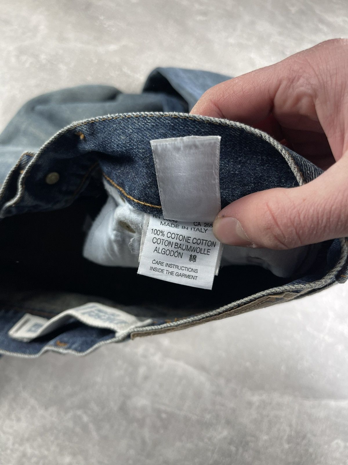 Diesel Diesel Vintage 00s Y2K Industry Straight Denim Jeans Blue Size US 28 / EU 44 - 11 Thumbnail