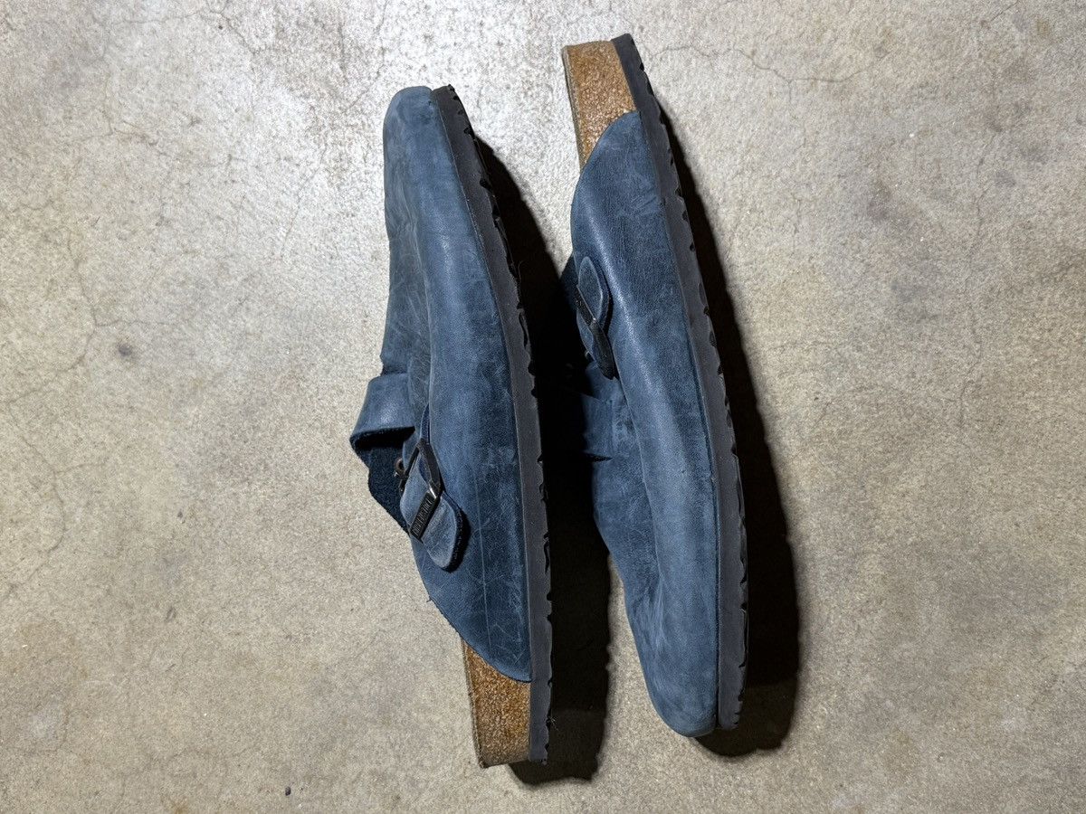 Birkenstock Birkenstock Boston Blue Leather Size US 11 / EU 44 - 5 Thumbnail