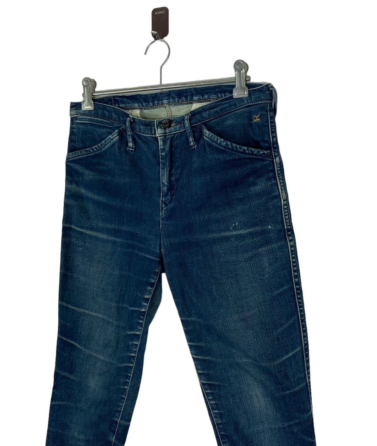 Blue Blue Japan VINTAGE 45RPM BLUE INDIGO DENIM JEANS Size 27" / US 4 / IT 40 - 3 Thumbnail
