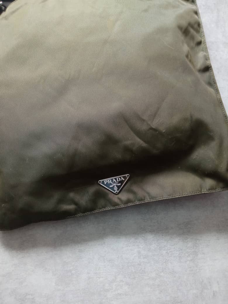 Prada PRADA NYLON MESSENGER BAG IN GREEN ARMY Size ONE SIZE - 2 Thumbnail