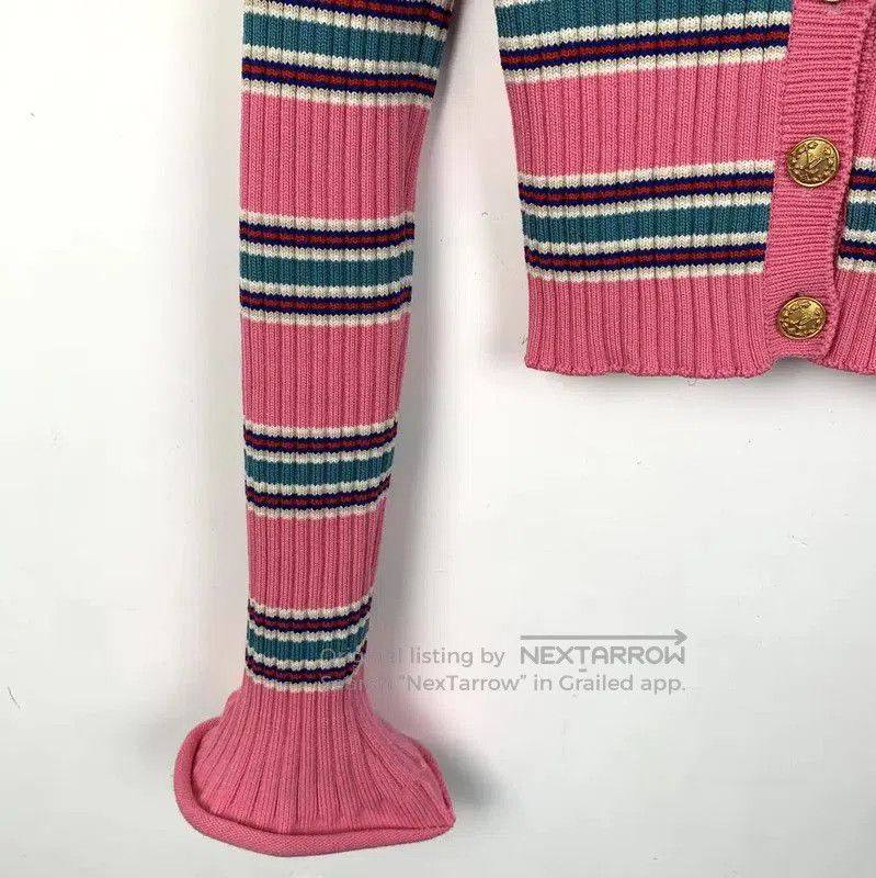 Louis Vuitton Louis Vuitton Pink Wool Women's Cardigan . Size XS / US 0-2 / IT 36-38 - 4 Thumbnail