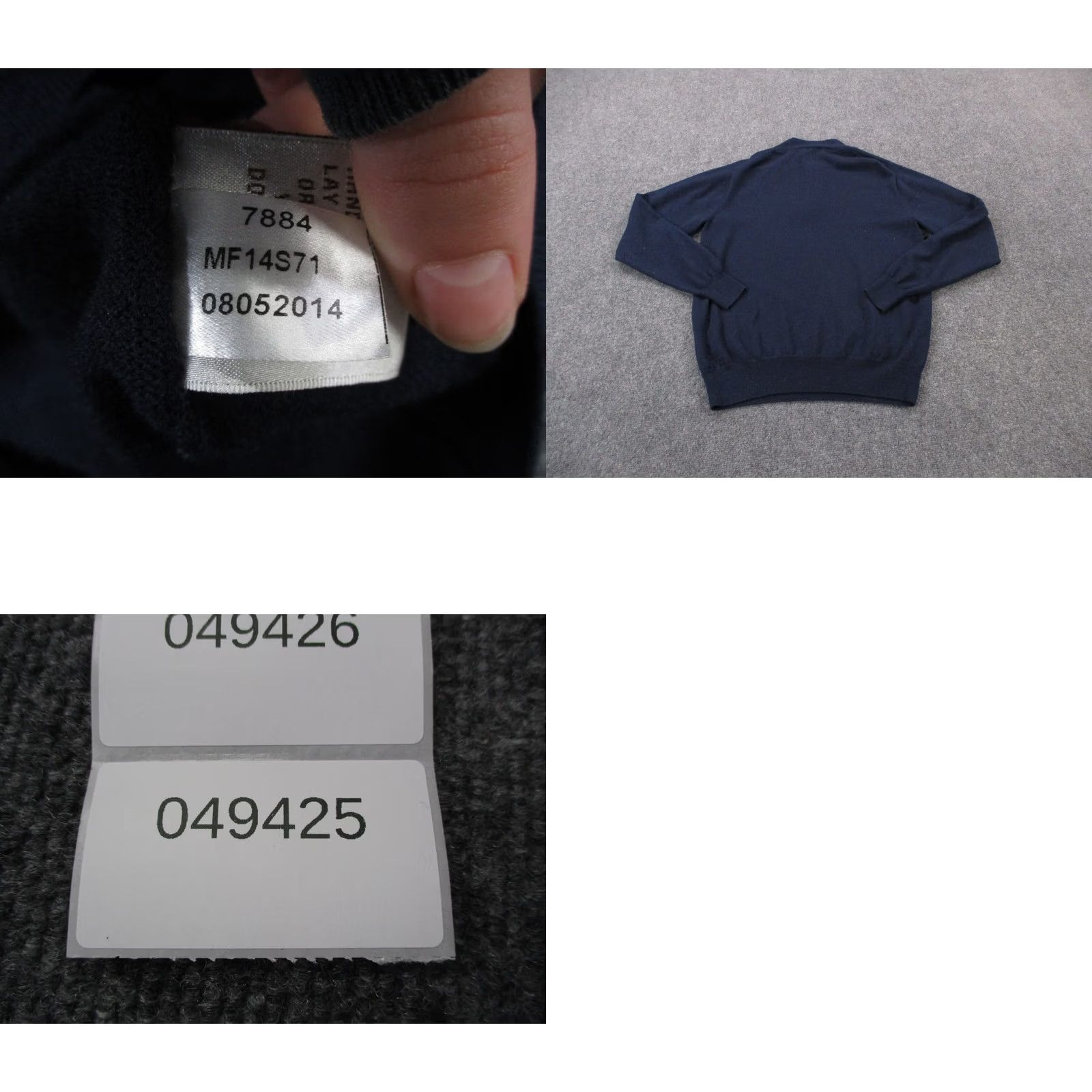Peter Millar Peter Millar Jacket Mens M Blue Merino Wool Performance Golf Stretch Pullover Size US M / EU 48-50 / 2 - 8 Thumbnail