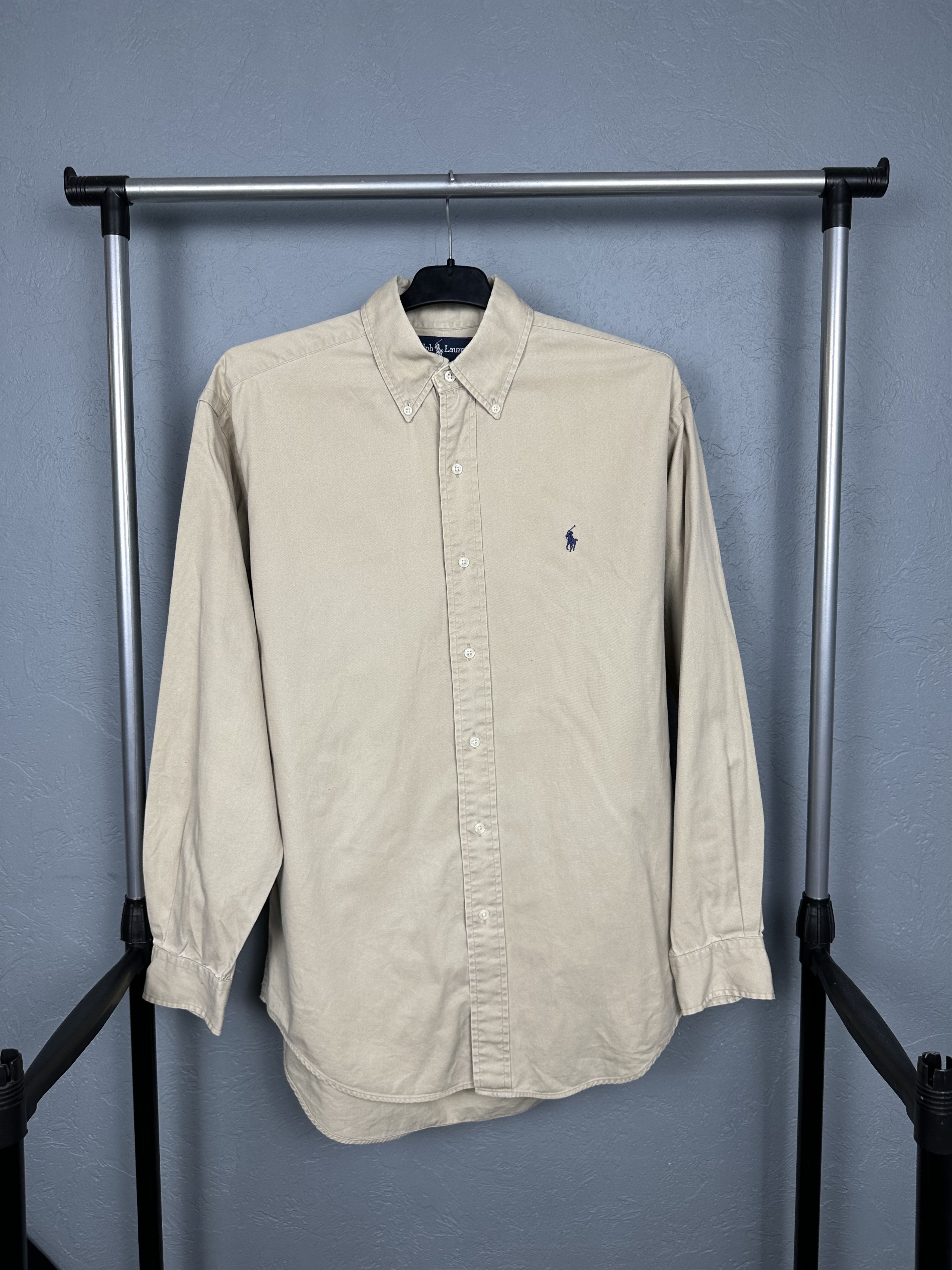 Polo Ralph Lauren Polo Ralph Lauren Vintage Mens Long Sleeve Oversized Shirt Size US S / EU 44-46 / 1 - 1 Thumbnail