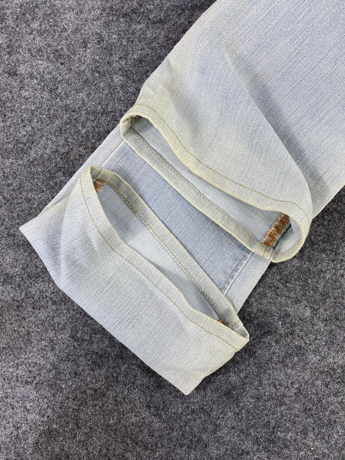 Japanese Brand × Jean Brappers Flare Blue Wash Jeans - J1049 Size 26" / US 2 / IT 38 - 12 Thumbnail