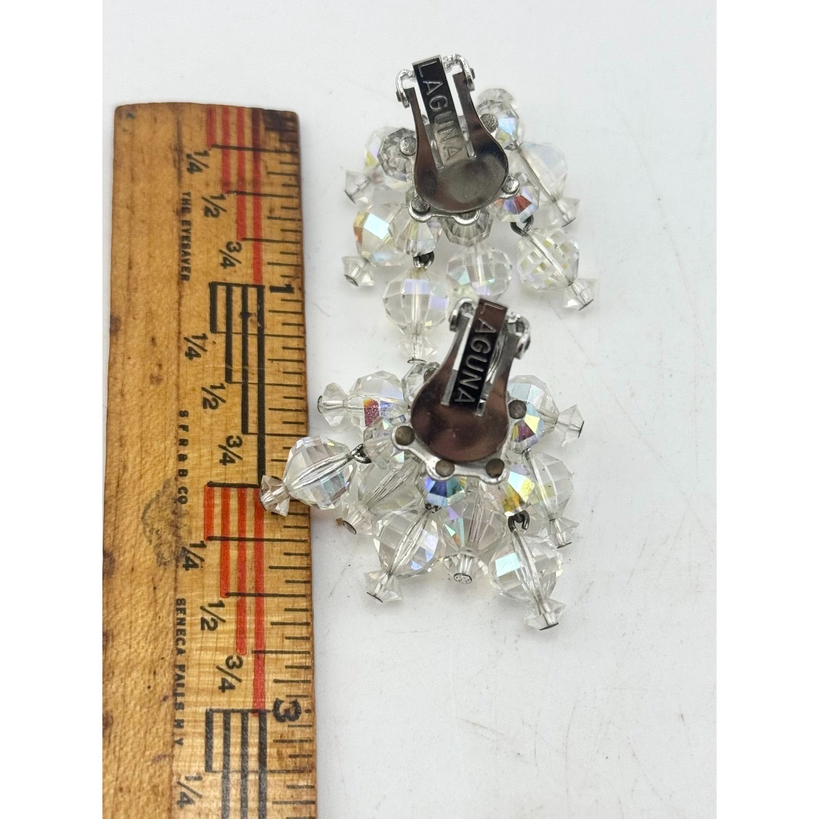 Vintage Vintage Laguna Crystal Cluster Dangle Earrings Size ONE SIZE - 4 Thumbnail