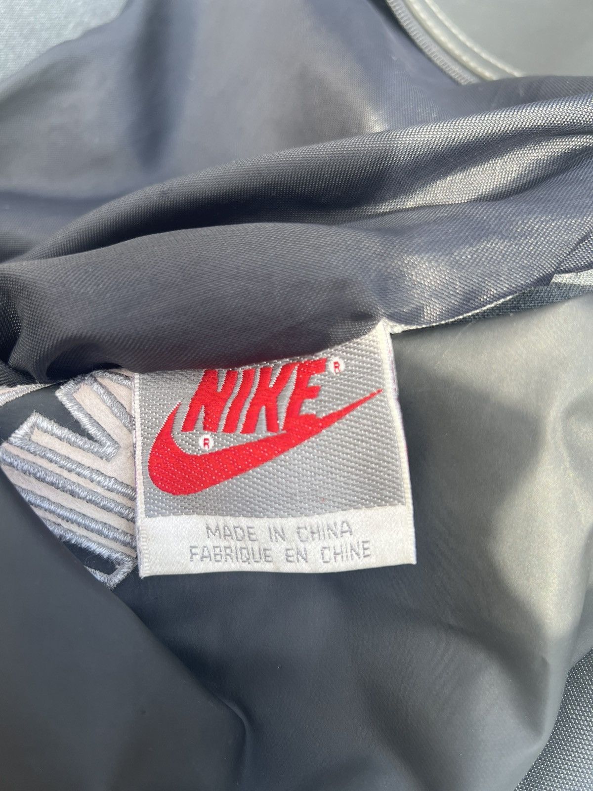 Nike × Vintage VERY RARE NIKE RETRO BAG BIG LOGO SWOOSH DRILL JAPAN STYLE Size ONE SIZE - 7 Thumbnail