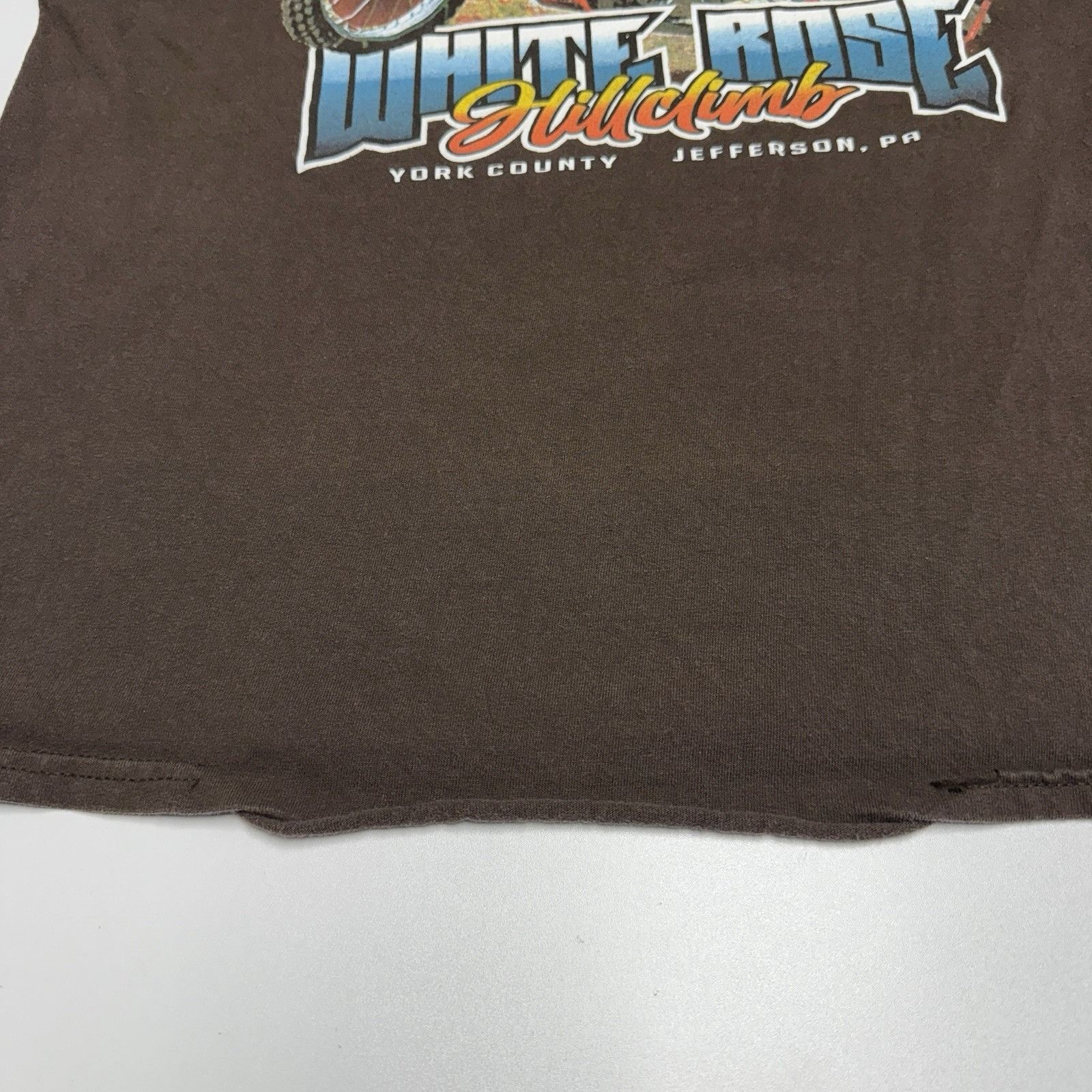 Vintage American Hillclimb Dirtbike T Shirt Brown Long Sleeve Size US XL / EU 56 / 4 - 10 Thumbnail