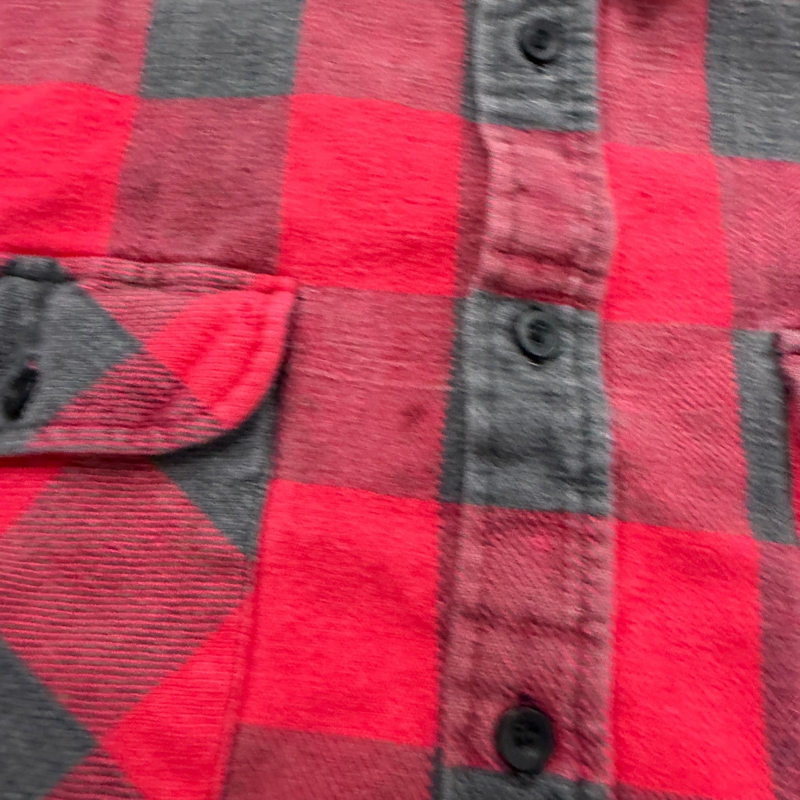 Vintage Vintage Five Brother Flannel Shirt Men XL Cropped Boxy Red Size US XL / EU 56 / 4 - 5 Thumbnail