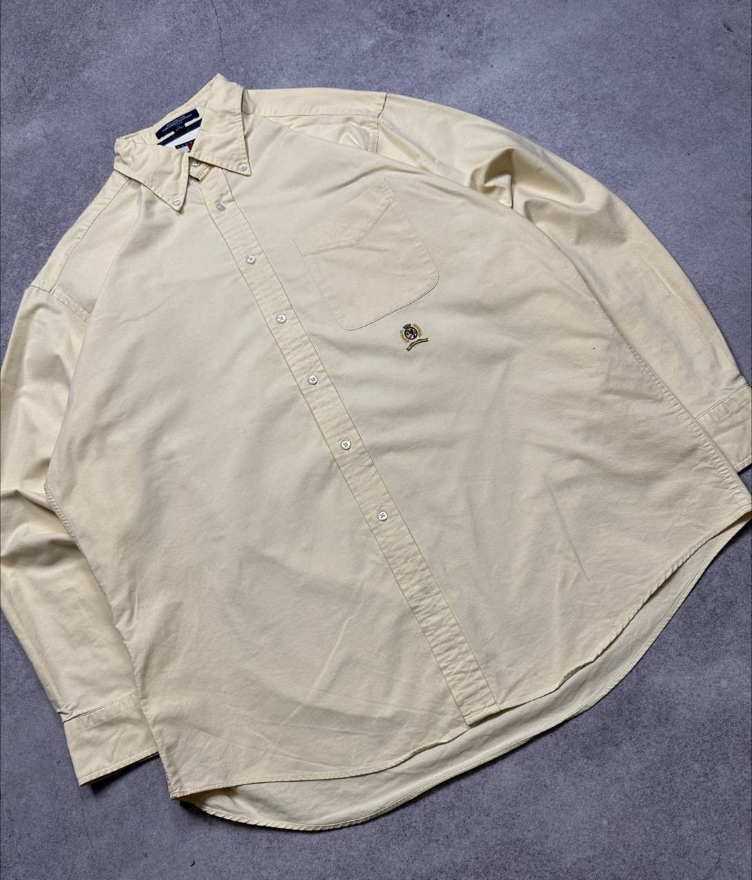 Tommy Hilfiger Vintage Tommy Hilfiger Shirt, Size L – Classic Preppy Long Size US L / EU 52-54 / 3 - 3 Thumbnail