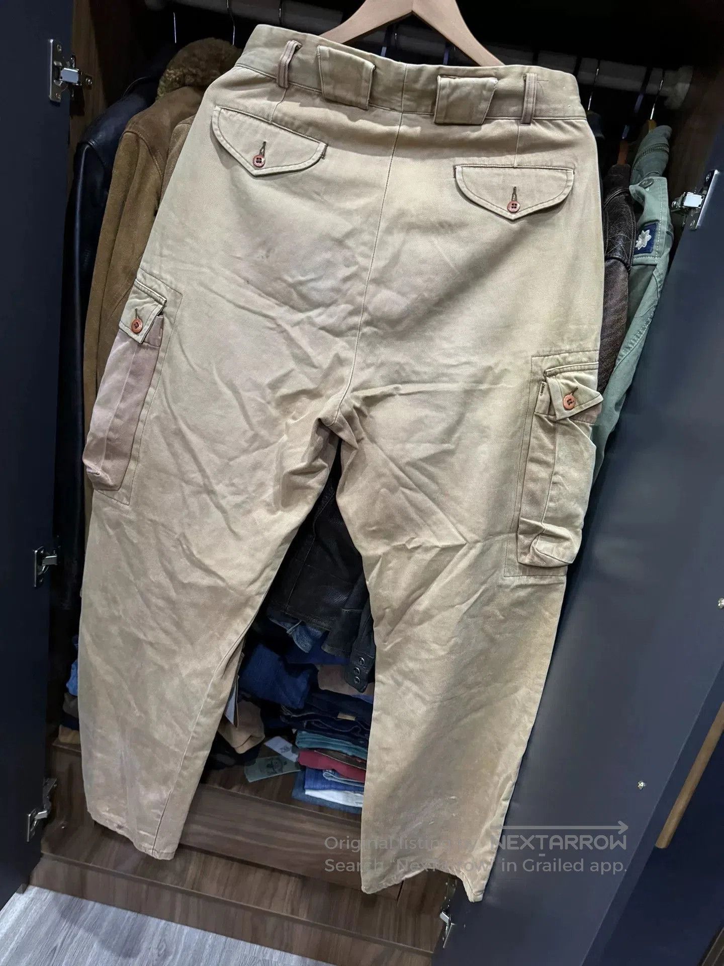 RRL Ralph Lauren RRL Utility Pant with Heavy Wash Finish. Size US 32 / EU 48 - 6 Thumbnail