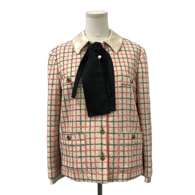 Gucci Gucci Plaid Tweed Jacket Size 42 Size M / US 6-8 / IT 42-44 - 1 Thumbnail