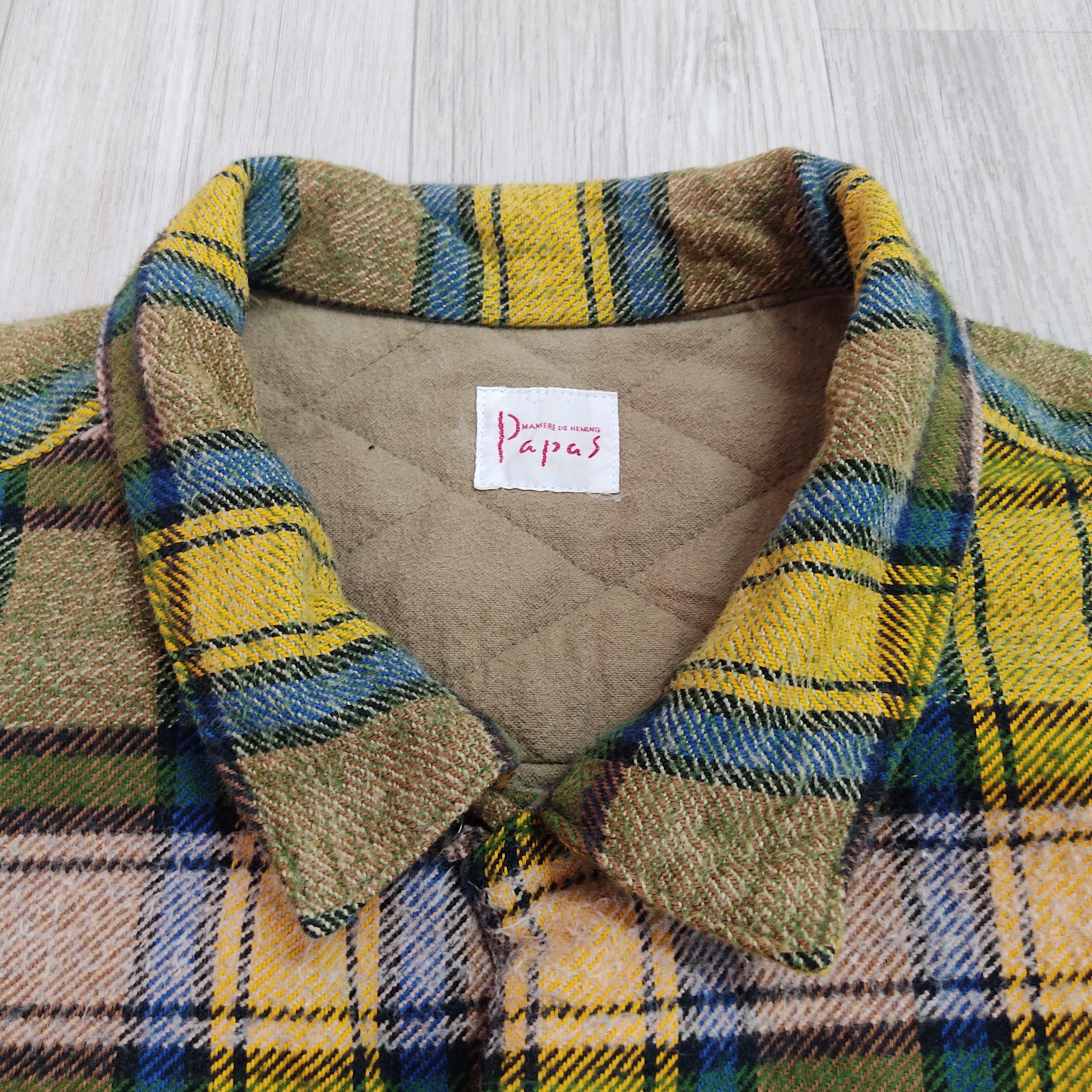 FILLES A PAPA The Papas Sports Overshirt Plaid Insulated Flannel Jacket Size US XL / EU 56 / 4 - 8 Thumbnail