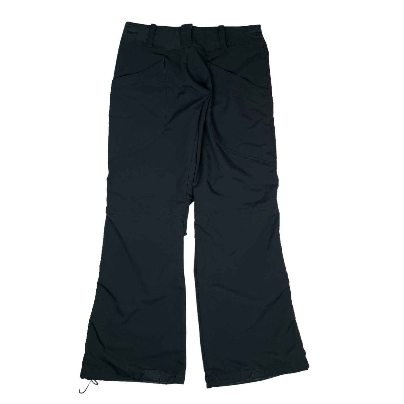Nike × Vintage Nike Dri Fit Womens Black Lined Flared Wide Leg Sweatpants 8 Size 30" / US 8 / IT 44 - 9 Thumbnail