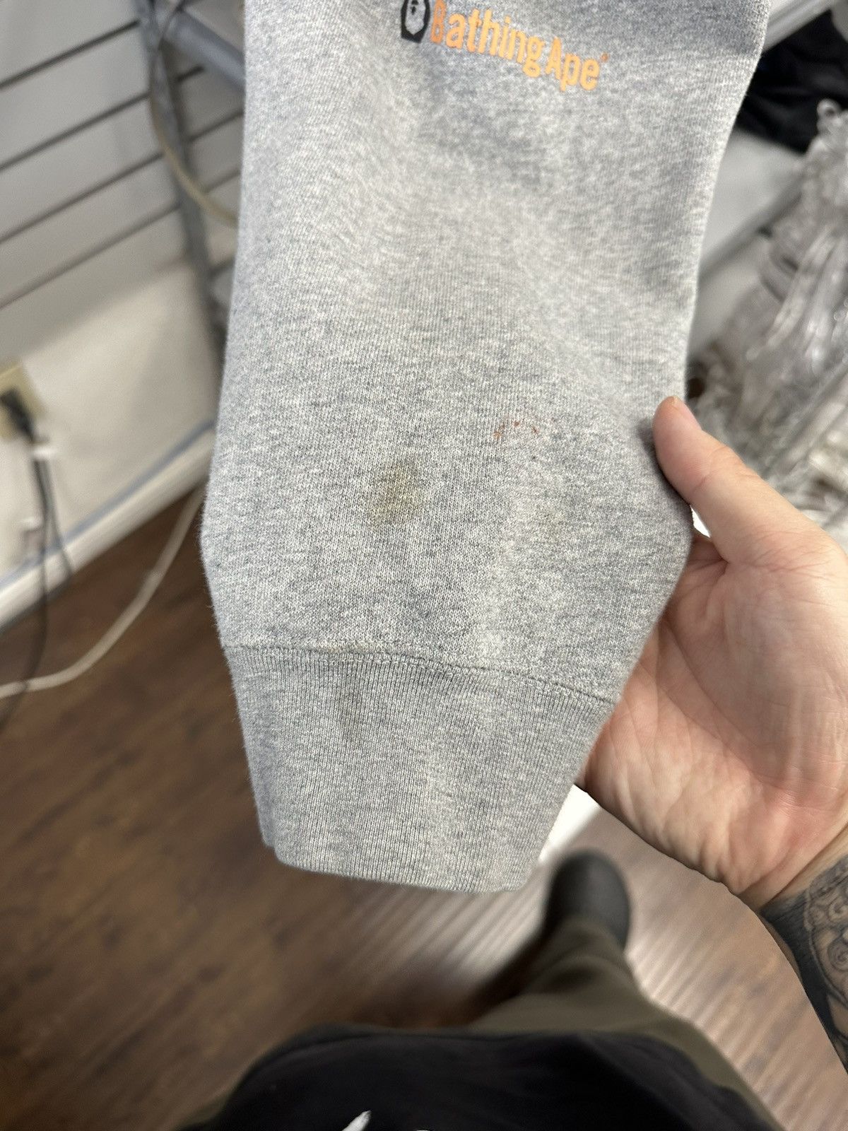 Bape BAPE mutli logo sweatpants joggers gray medium bathing ape Size US 32 / EU 48 - 5 Thumbnail